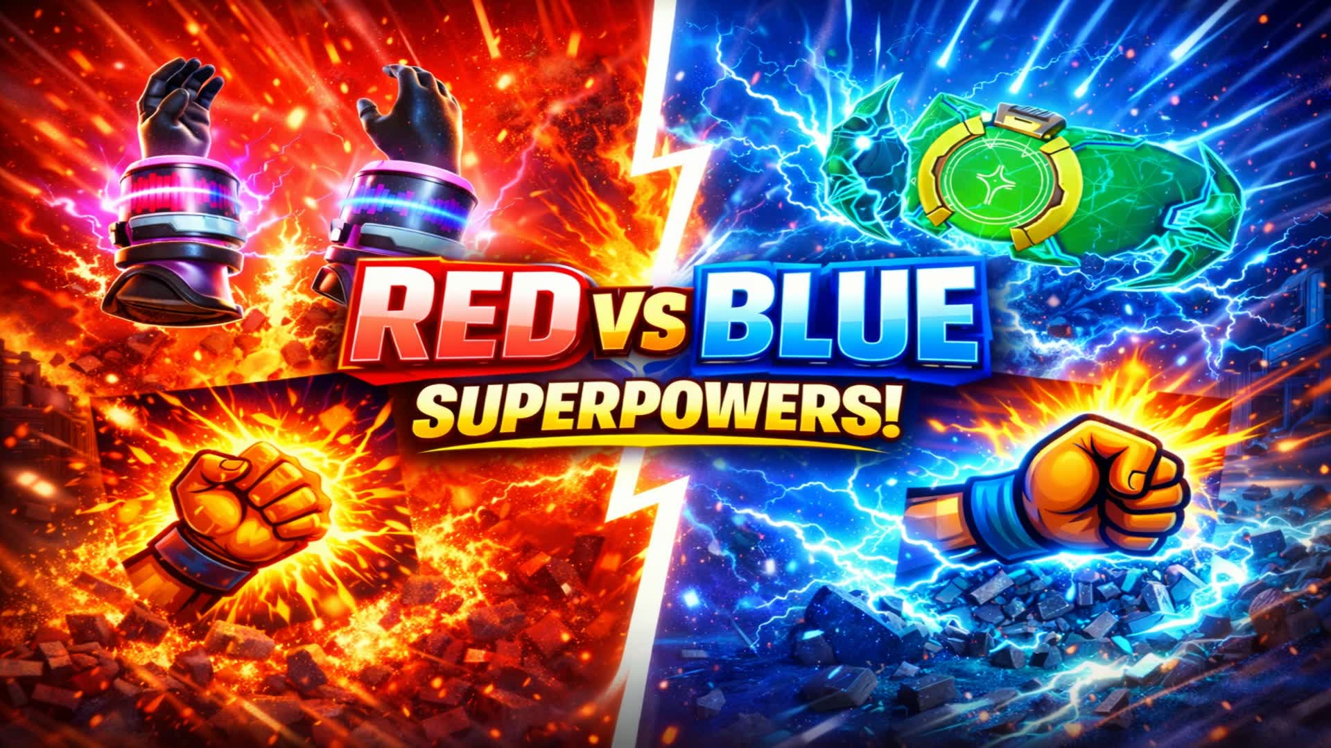 EVOLUTION RED vs BLUE: Powers