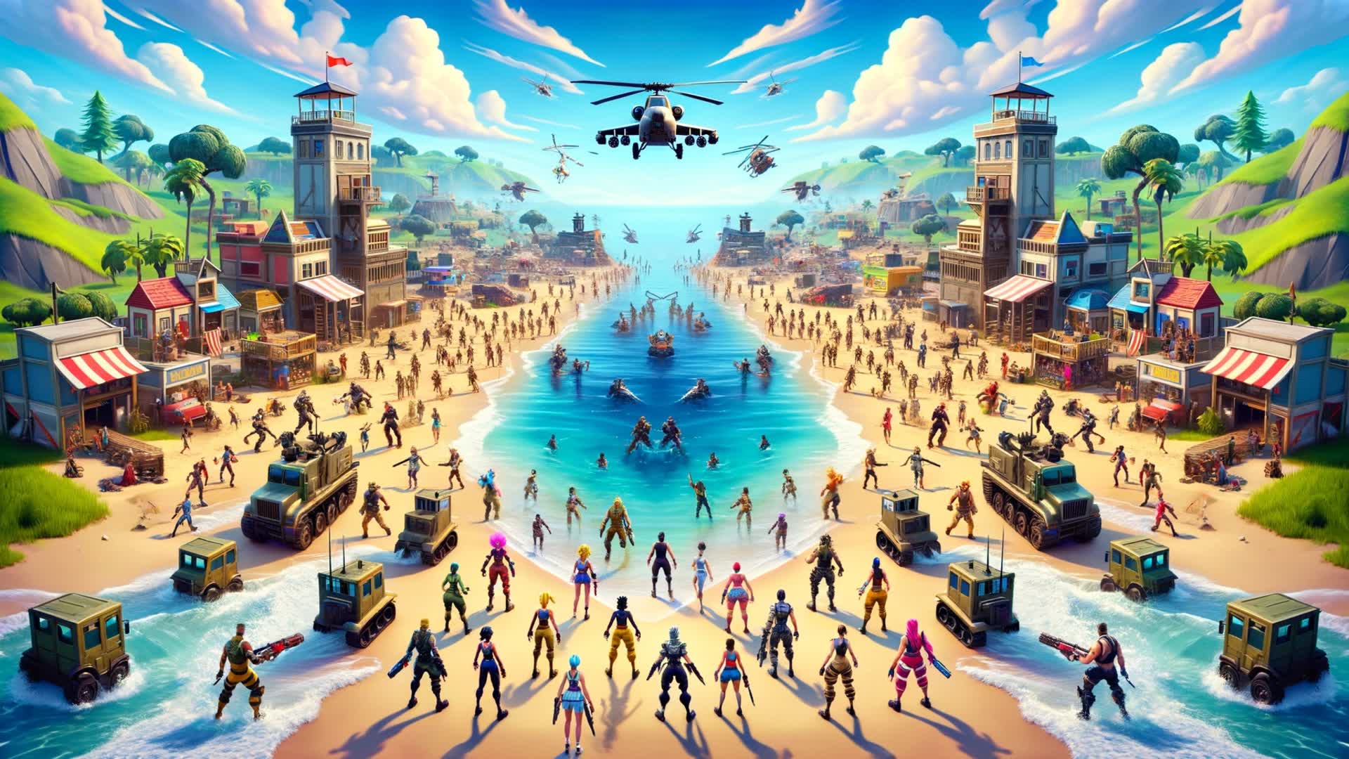 50vs50 KAOS BEACH 💣