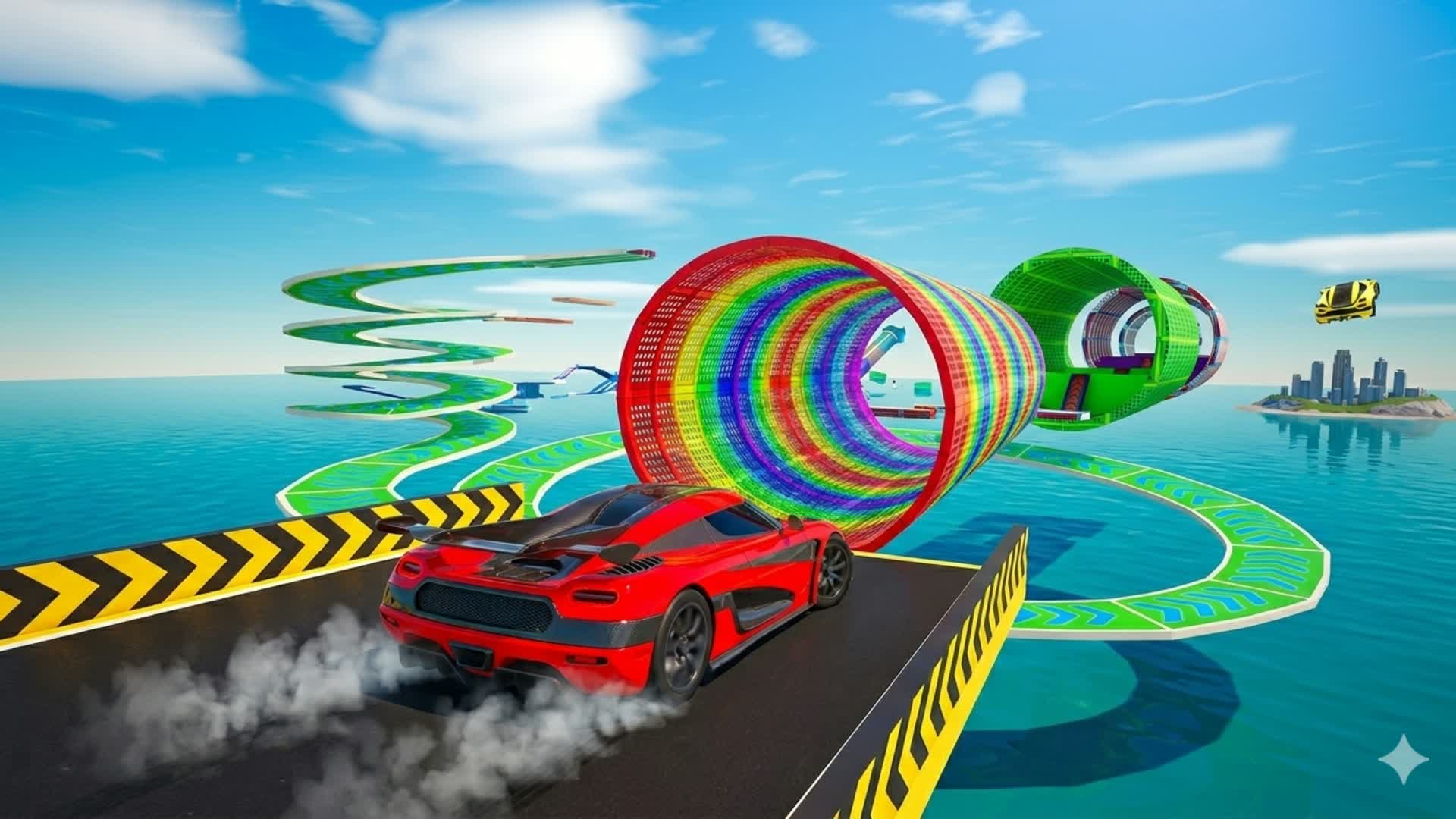 MEGA PARKOUR CAR GAME