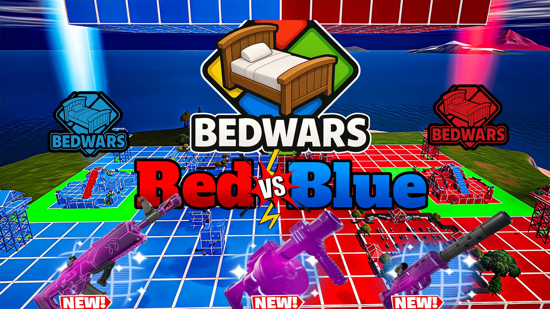 BED WAR RED VS BLUE