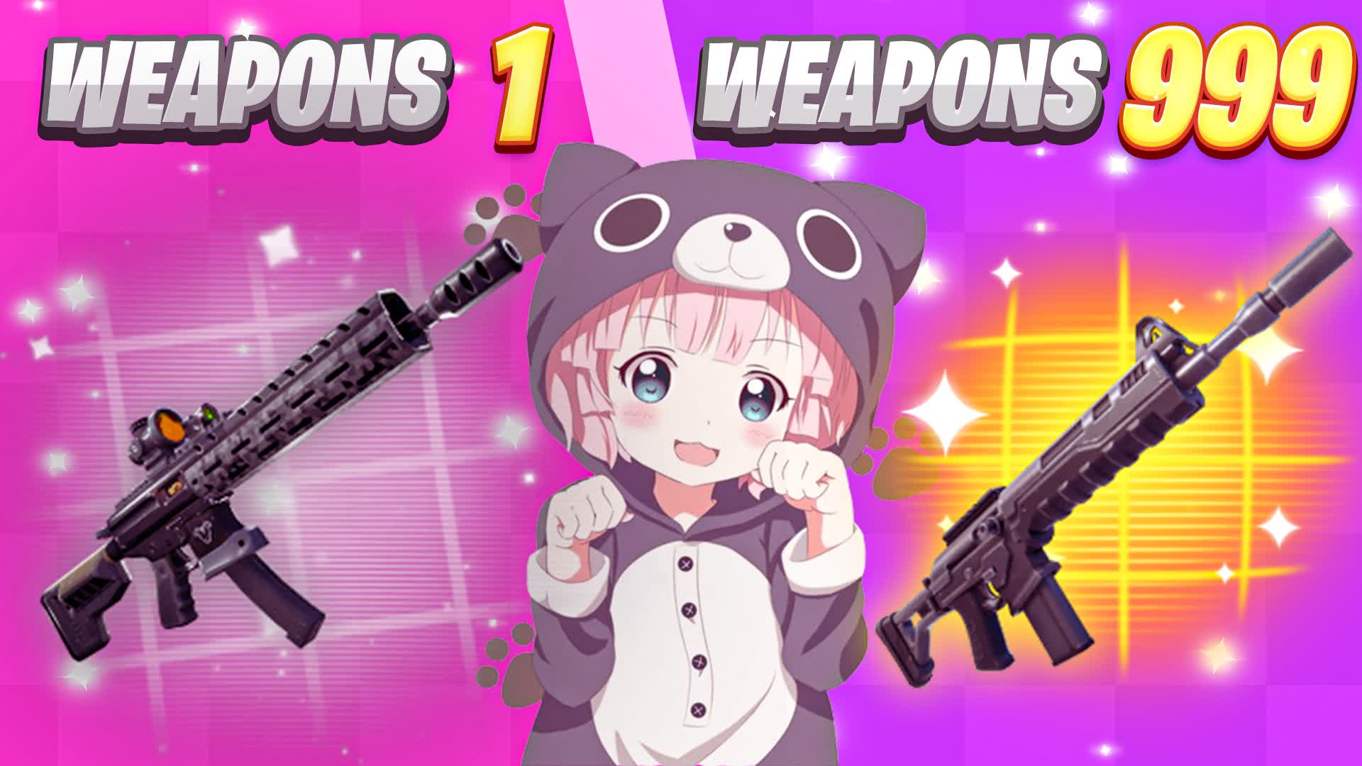 😍GUN GAME❤️KAWAII UwU🌷