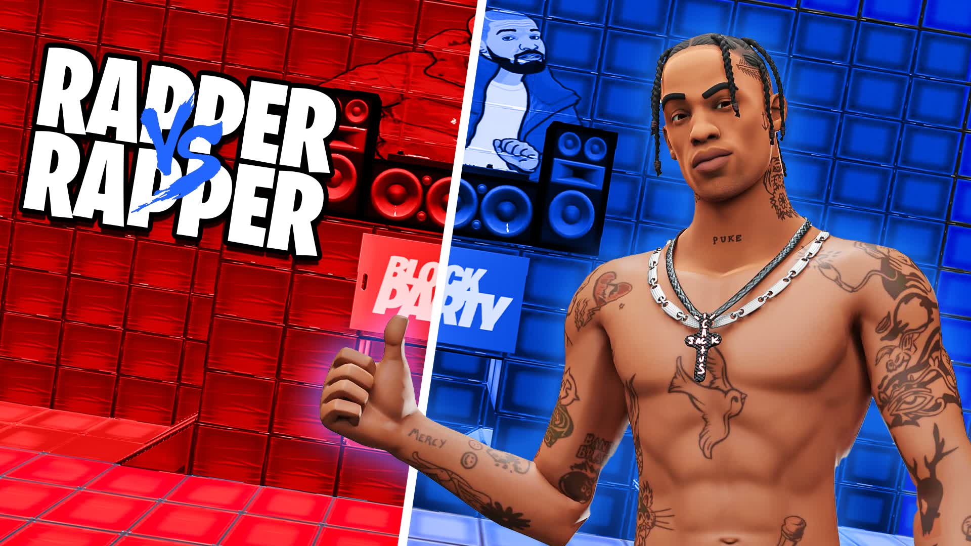 ⭐ RAPPER RED VS BLUE 🔴🔵