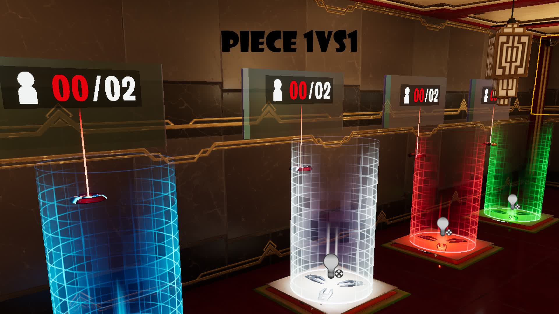 1vs1 Piece Control Training Map