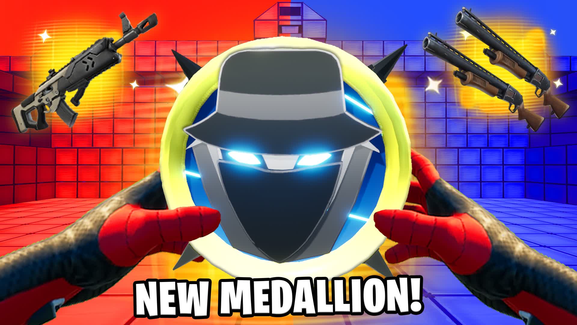 CUSTOM MEDALLIONS RED VS BLUE