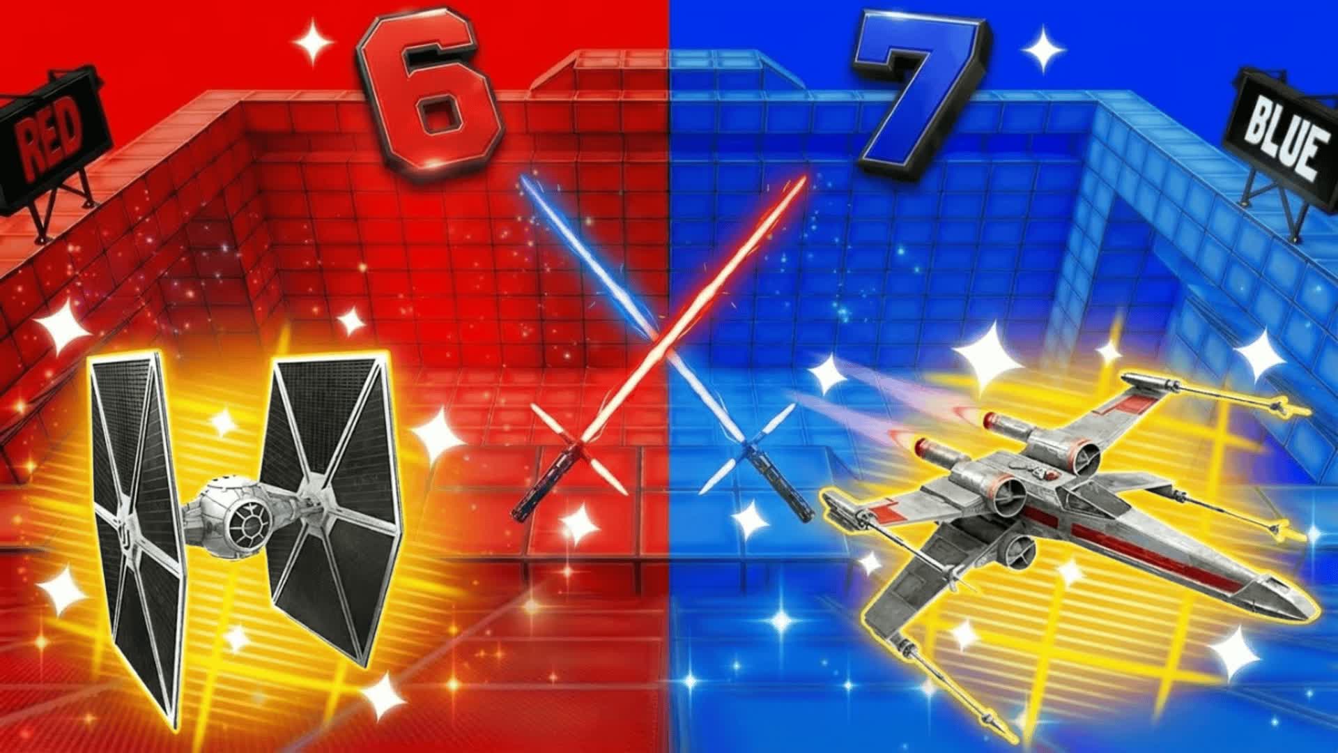 STAR WARS RED VS BLUE 🔴🔵SUPER FUN