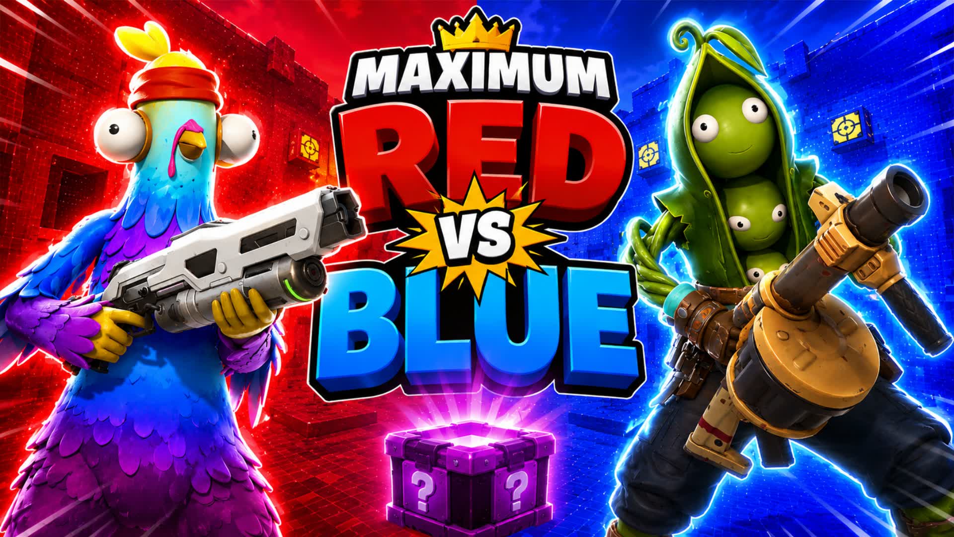MAXIMUM RED VS BLUE 🔴🔵