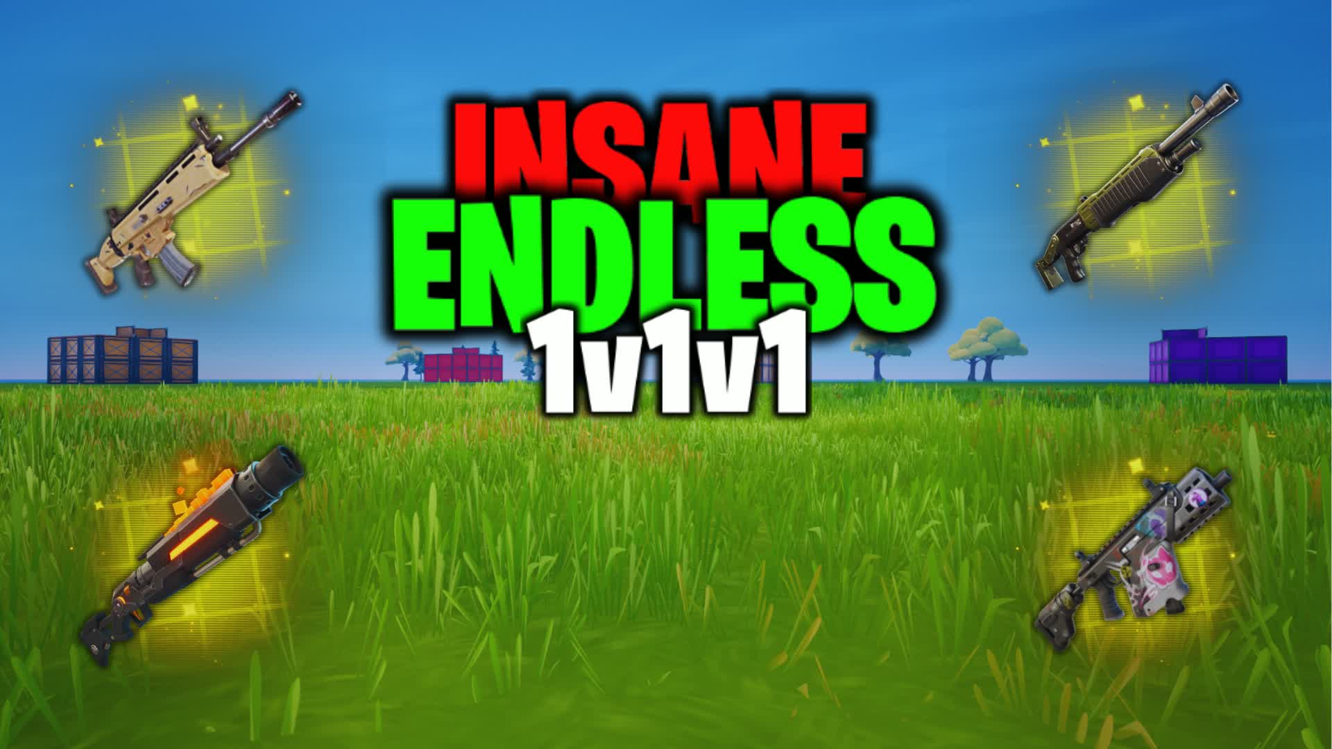 🔫 INSANE ENDLESS 1v1v1 🔫