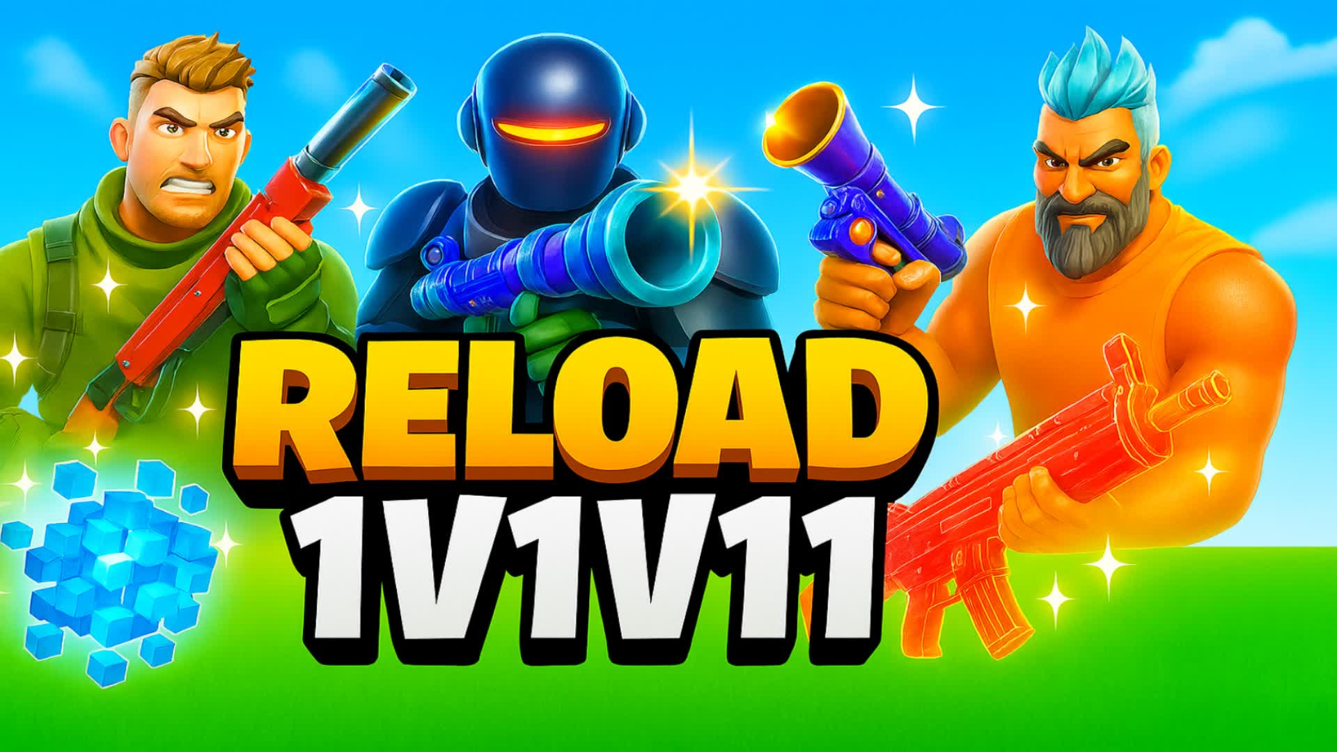 Reload 1v1v11 fun