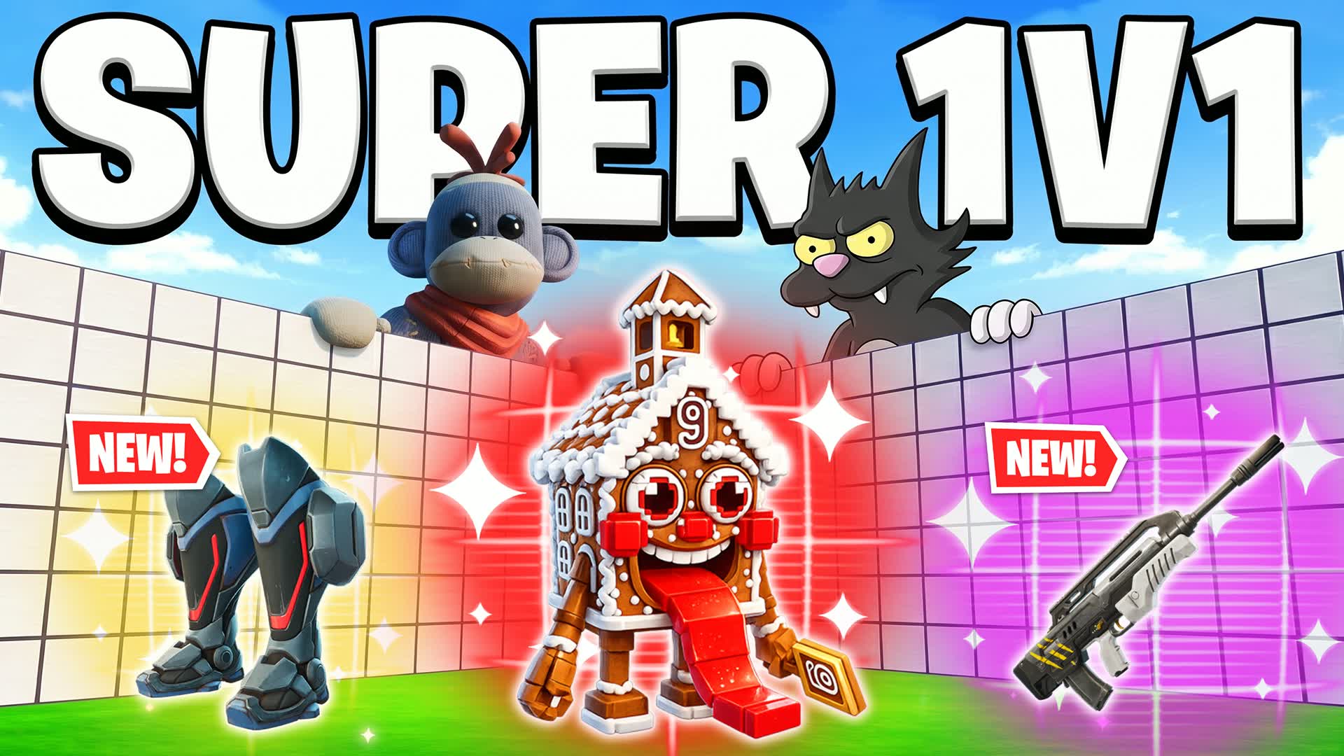 SUPER 1V1 - ALL GUNS FFA DAYI 大 داي