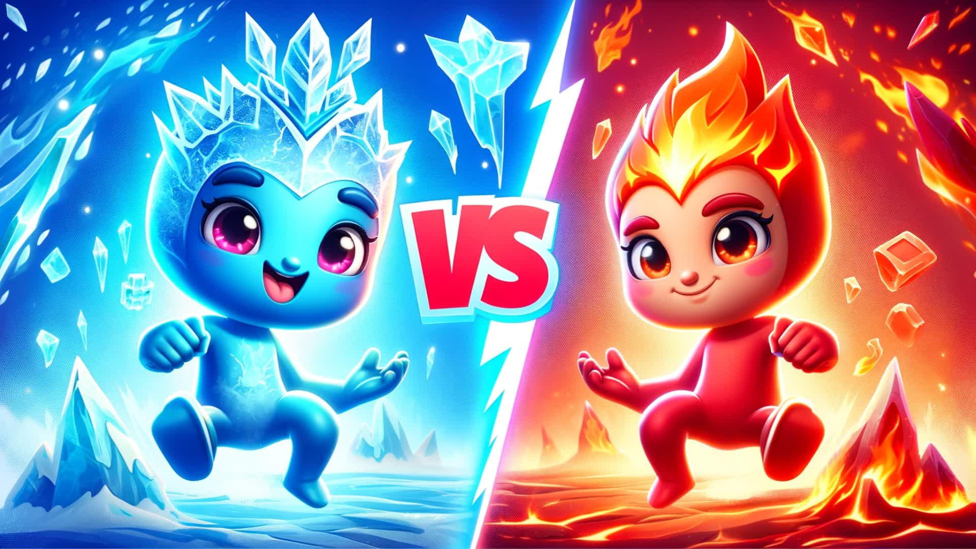 ❄️🧊 ICE VS FIRE 🔥🌋