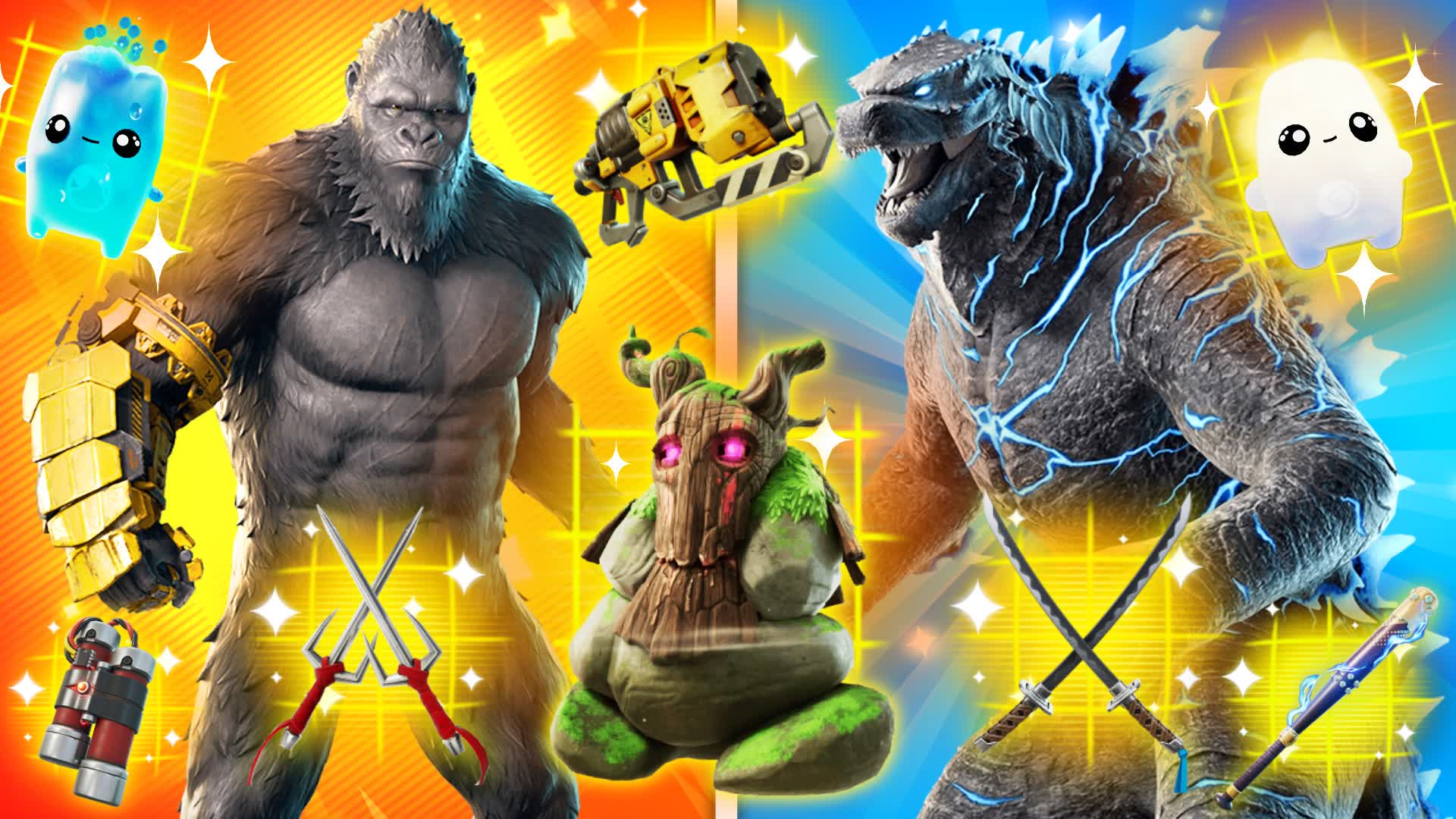 MECHA GODZILLA VS KONG  RED VS BLUE🔴🔵