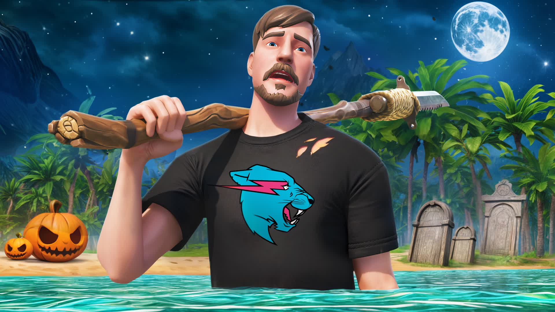 MrBeast Zombie Island 🏝️🎃