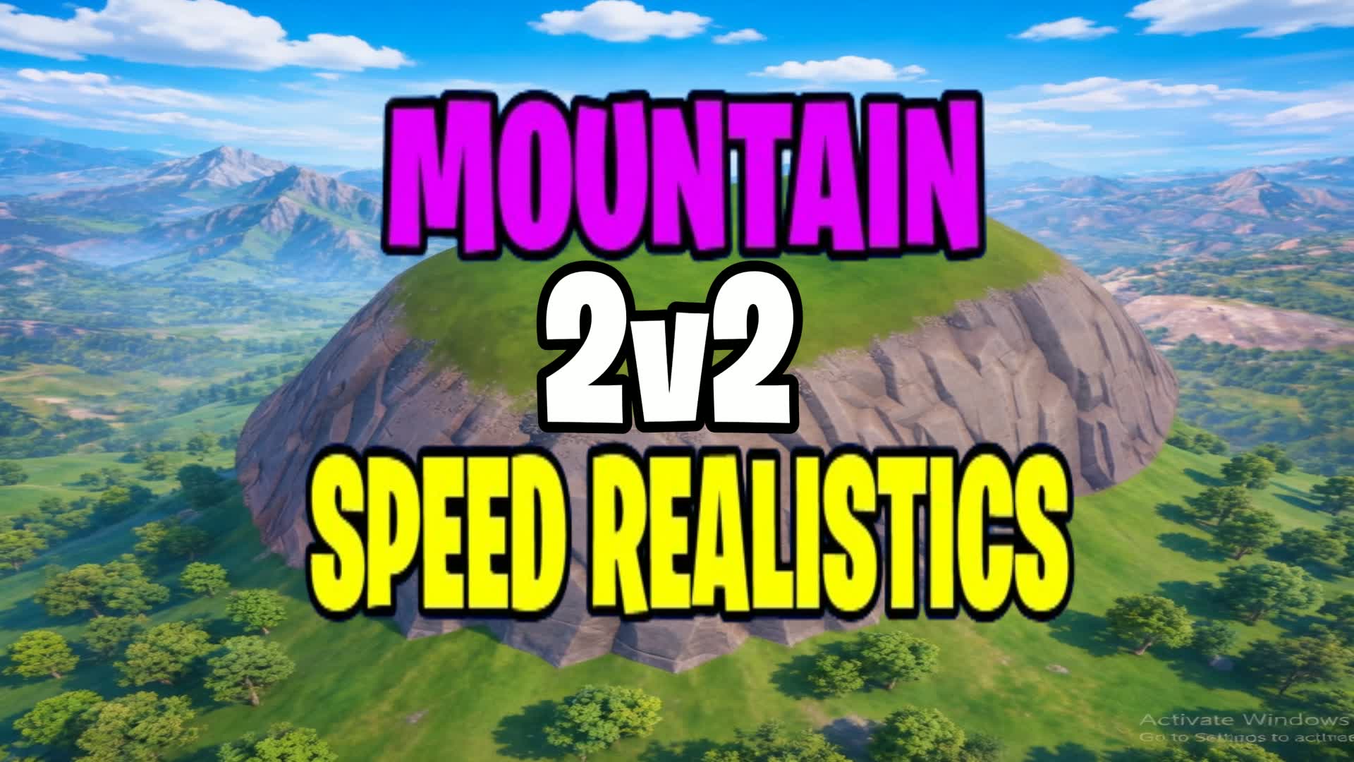 🏔️ SPEED 2V2  MOUNTAIN REALISTICS 🔥