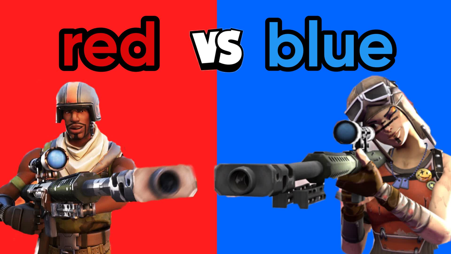 SUPER RED VS BLUE 1V1 🔴 🔵