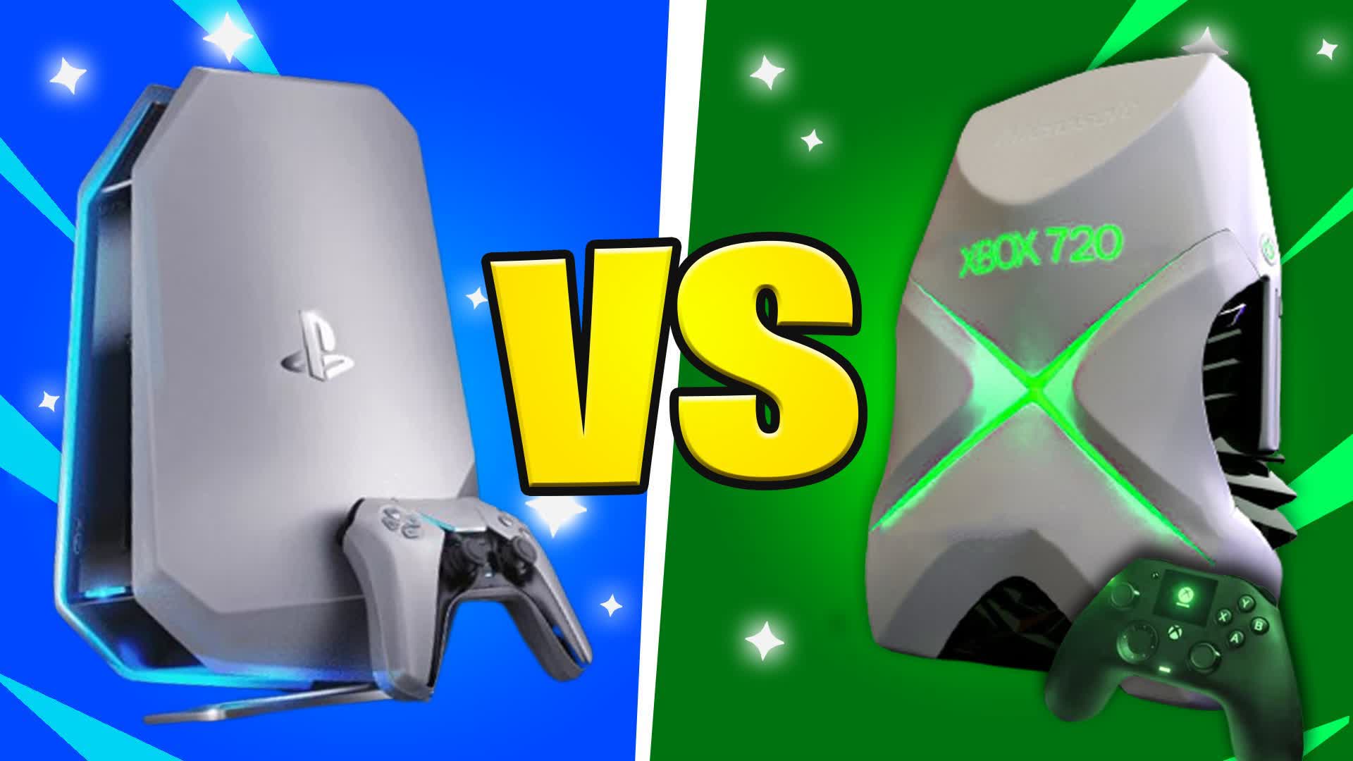 💚XBOX VS PLAYSTATION💙(New Weapons)