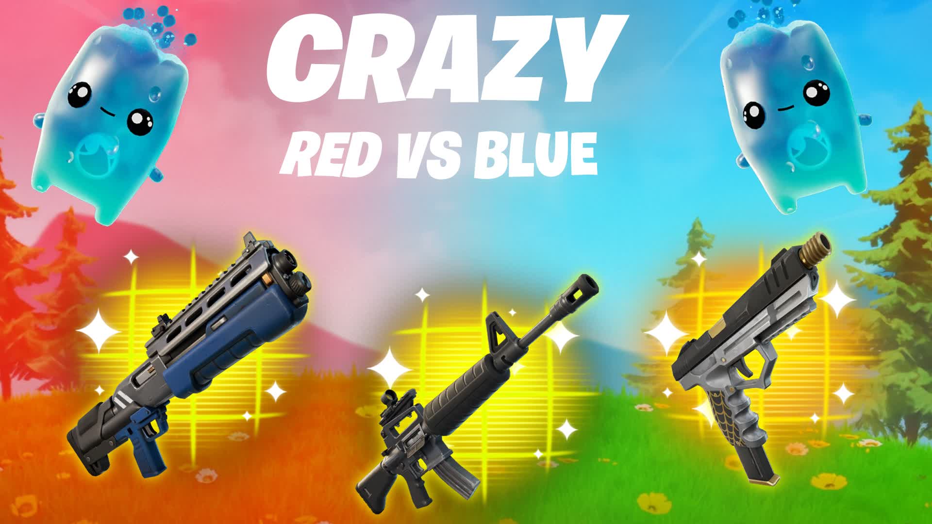CRAZY RED VS BLUE🔴🔵 [JUCHIO]