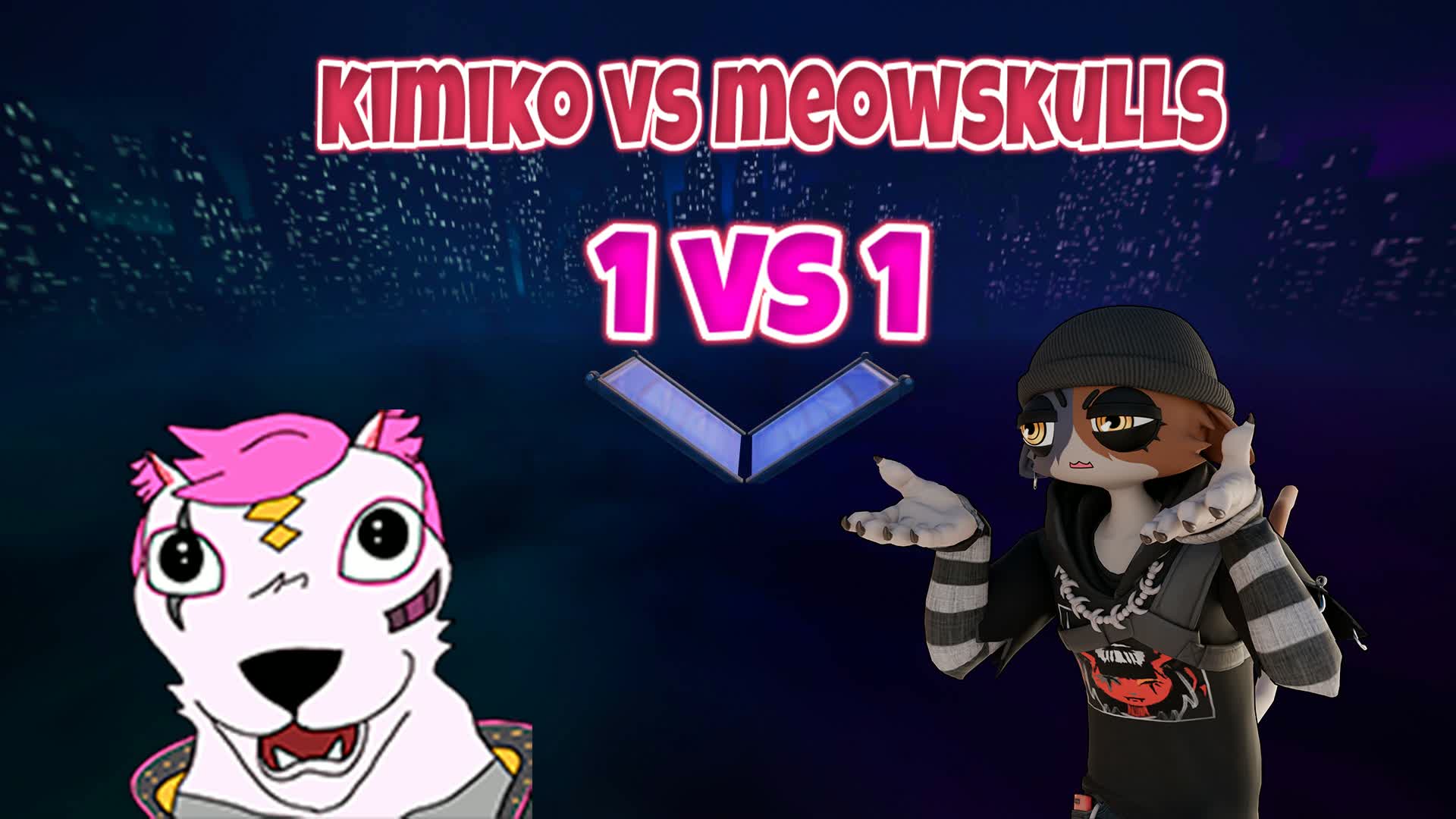kimiko vs meowskulls     1 vs 1