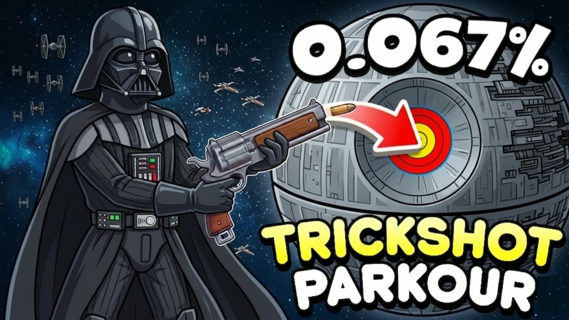 🎯STAR WARS TRICKSHOT PARKOUR🎯(65+ LVL)