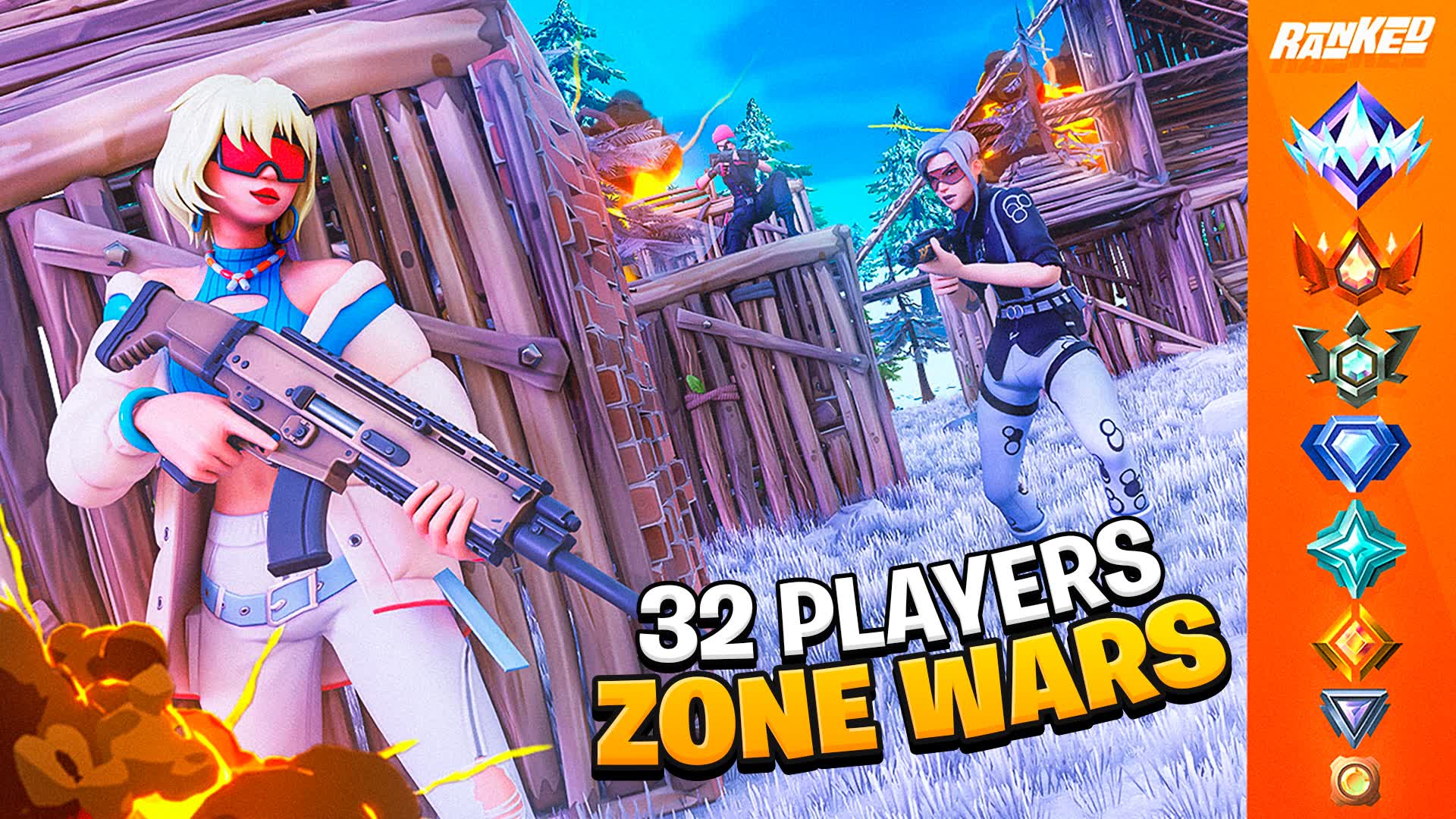 32 Player Zone Wars (Ranked)