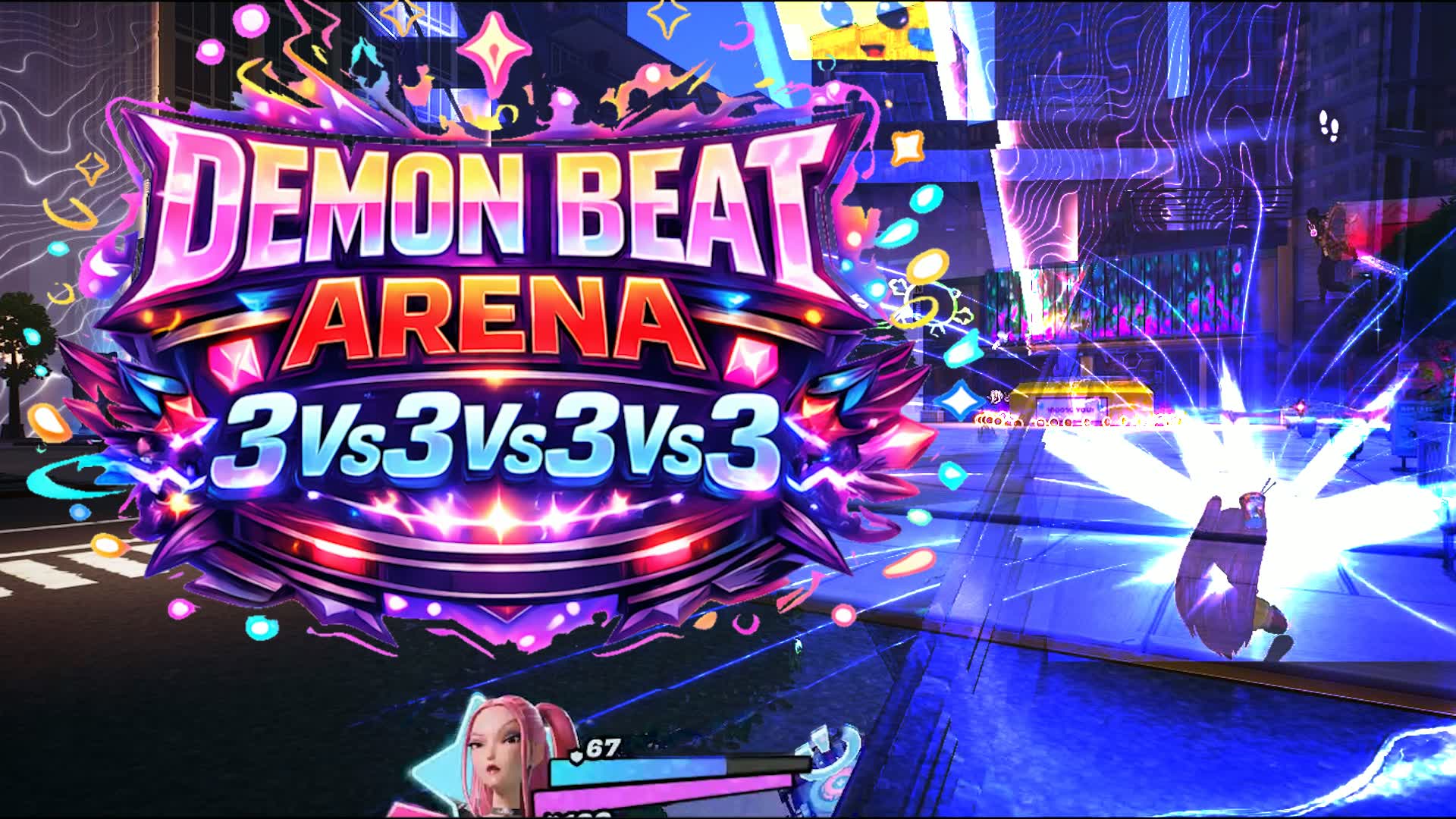 DEMON BEAT ARENA 3Vs3Vs3Vs3