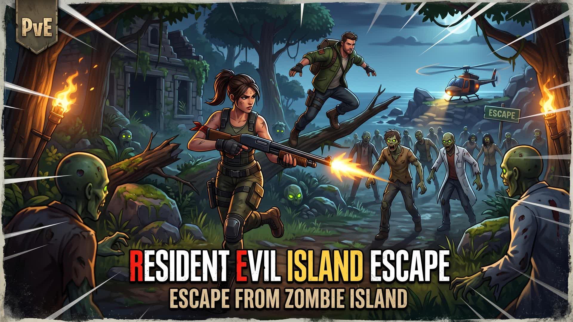 【PvE】Resident Evil Island Escape ゾンビ島の脱出