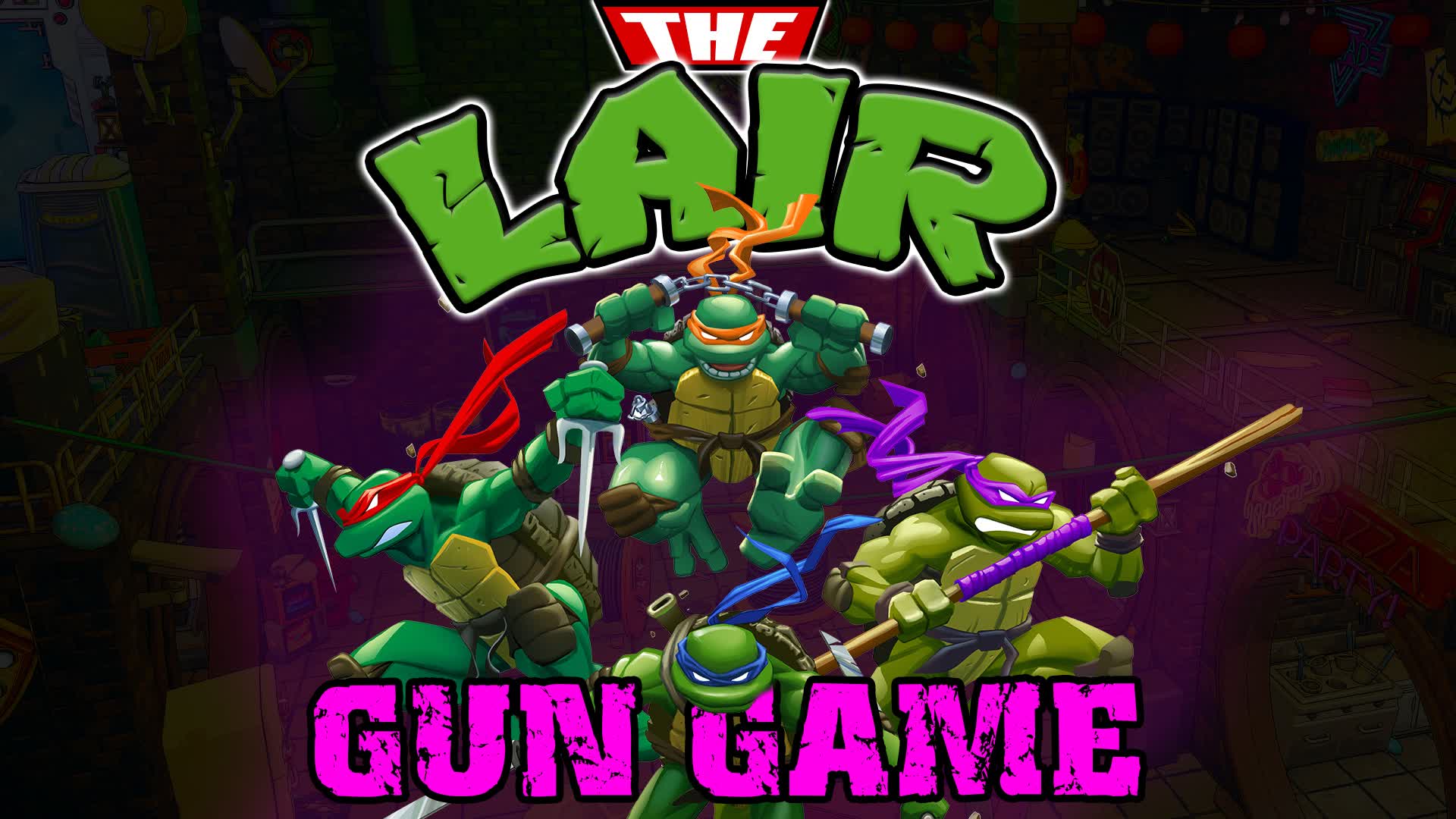 🐢  TMNT The Lair: Gun Game Ninja FFA 🐢