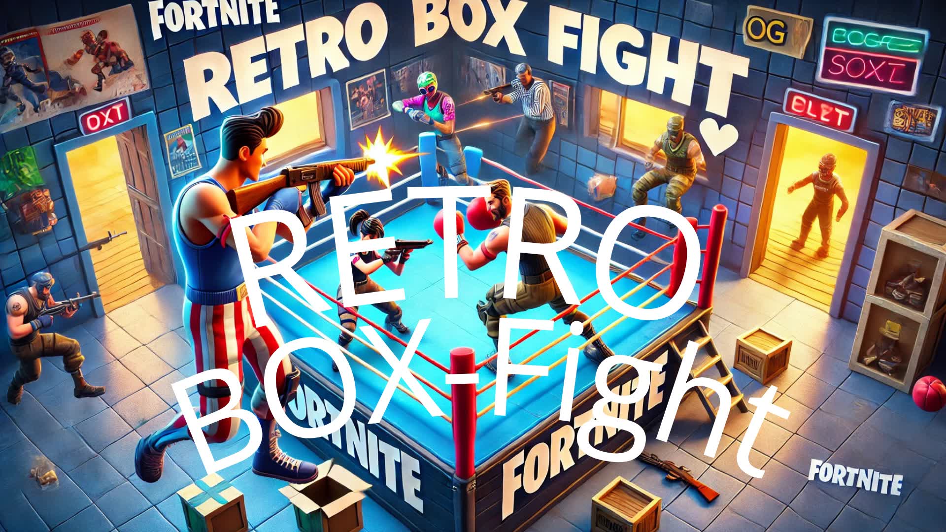 Retro Box Fight 🎮🔥