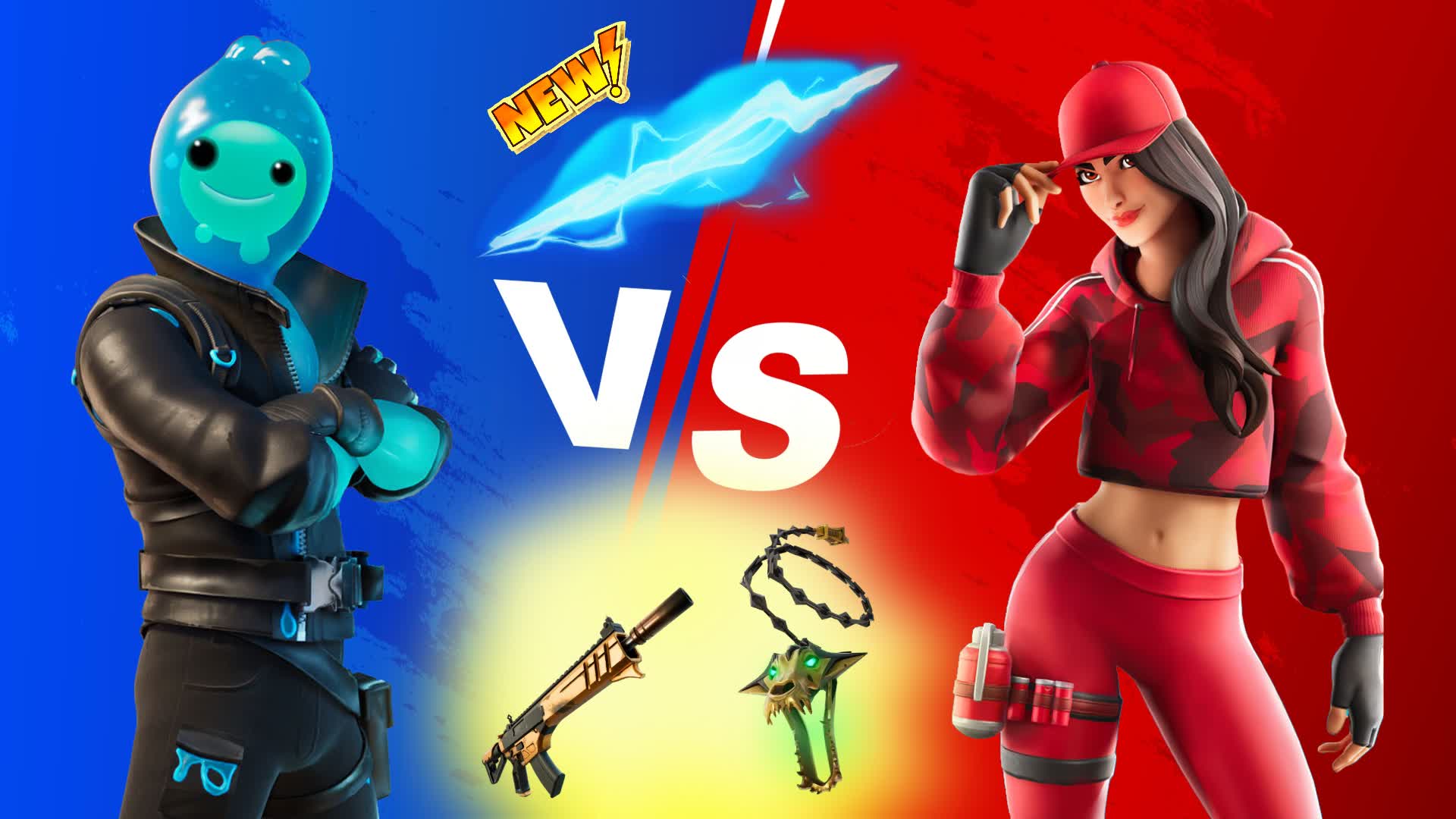 SUPER RED VS BLUE🔴🔵🥶