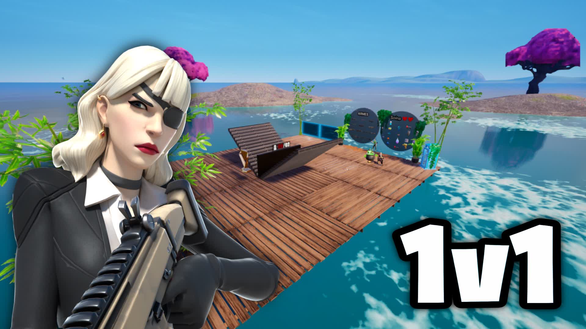 1v1 build fights BLOOJO😎