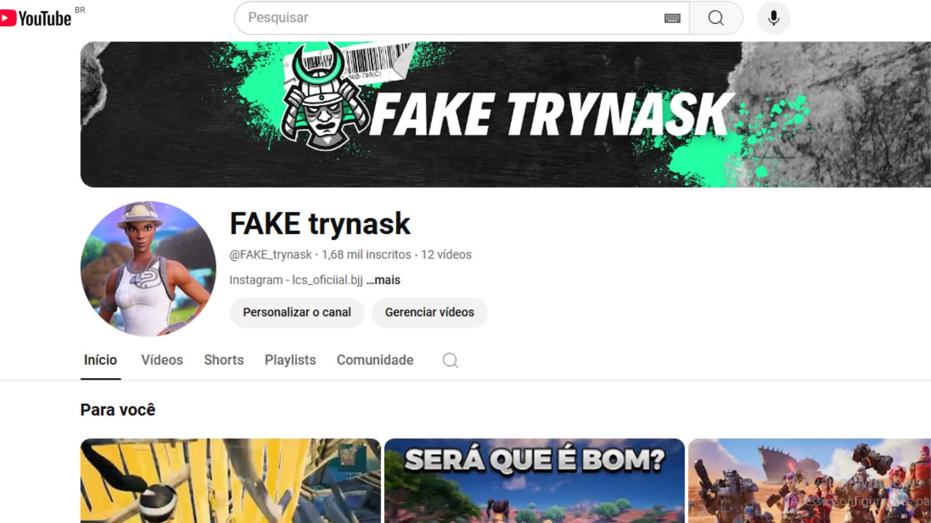 1v1 FAKE trynask