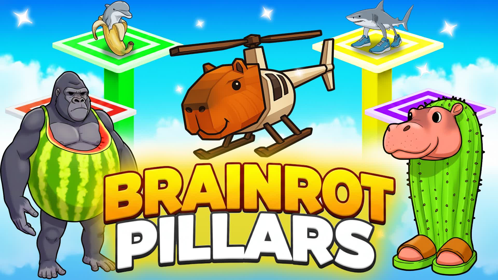 FUNNY BRAINROT PILLARS ⭐