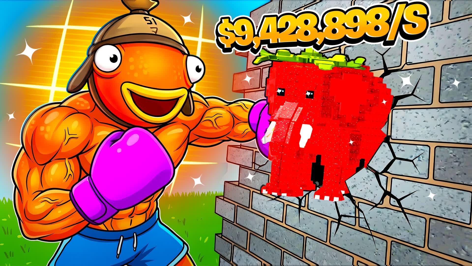 💥BREAK WALL TO GET BRAINROT [TYCOON]💥
