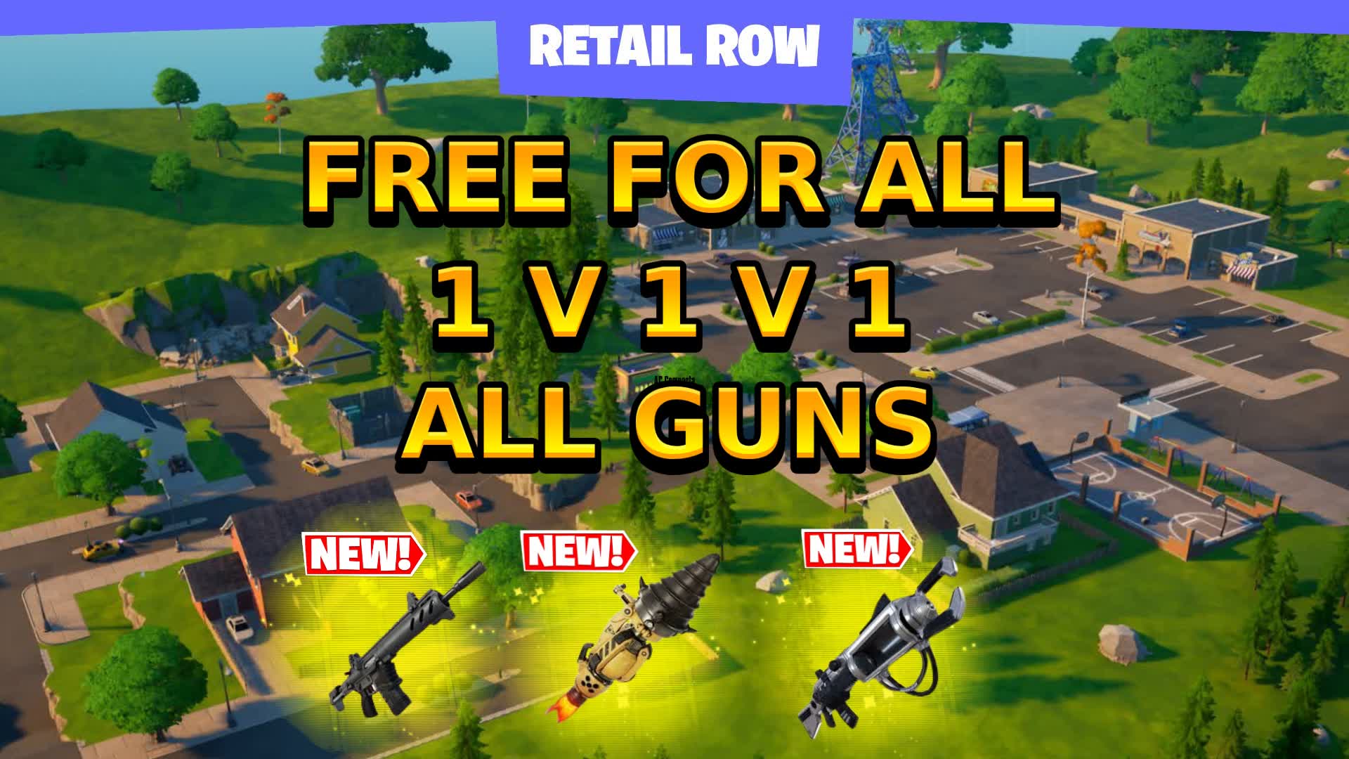 Retail Row FREE FOR ALL 1 V 1 V 1