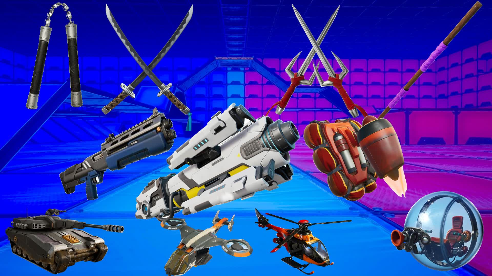 SUPER RED VS BLUE 🔴 🔵 ALL WEAPONS