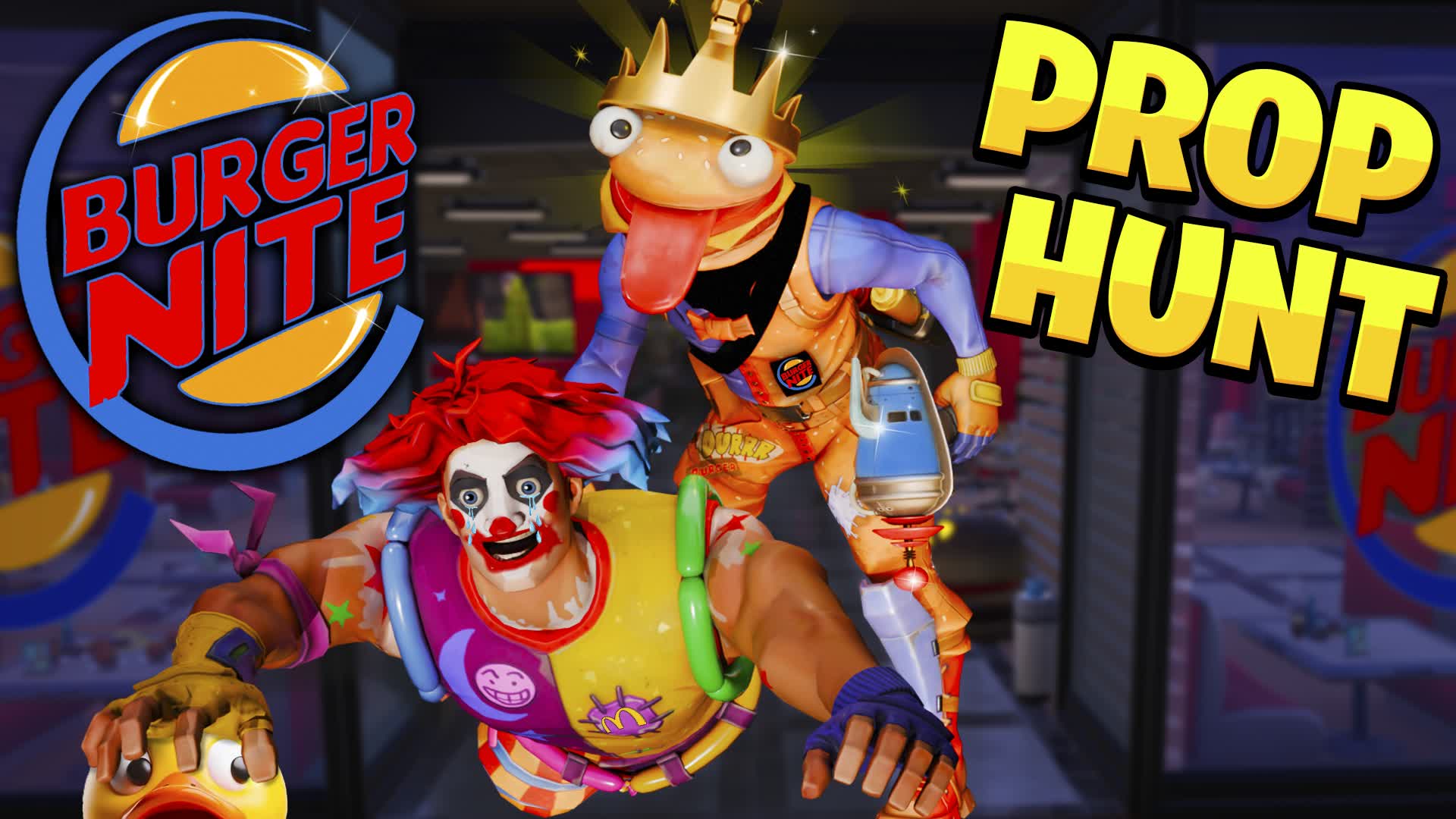 BURGERNITE PROP HUNT 🍔