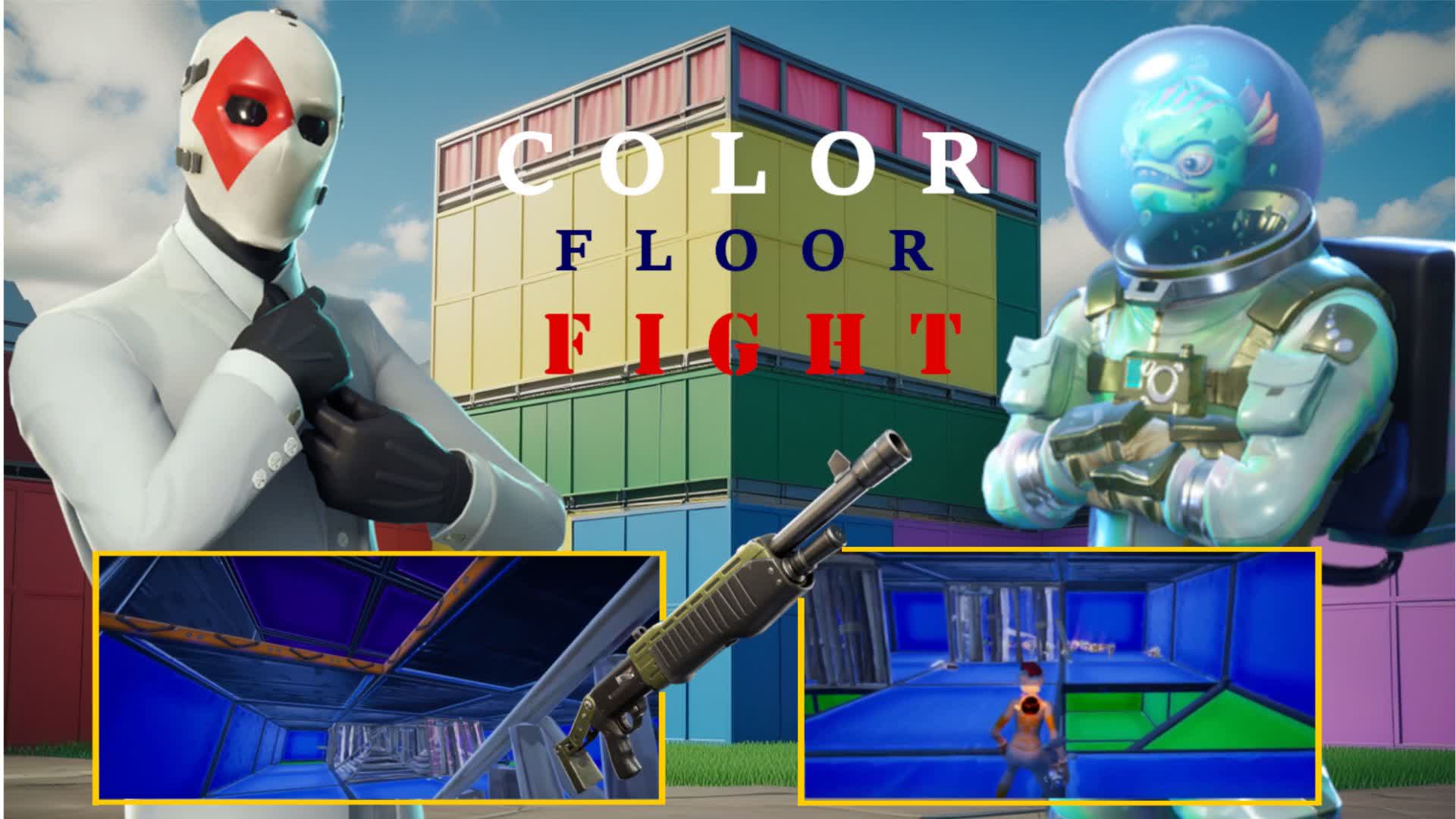 🔴Color 🔵Floor 🟢Fight