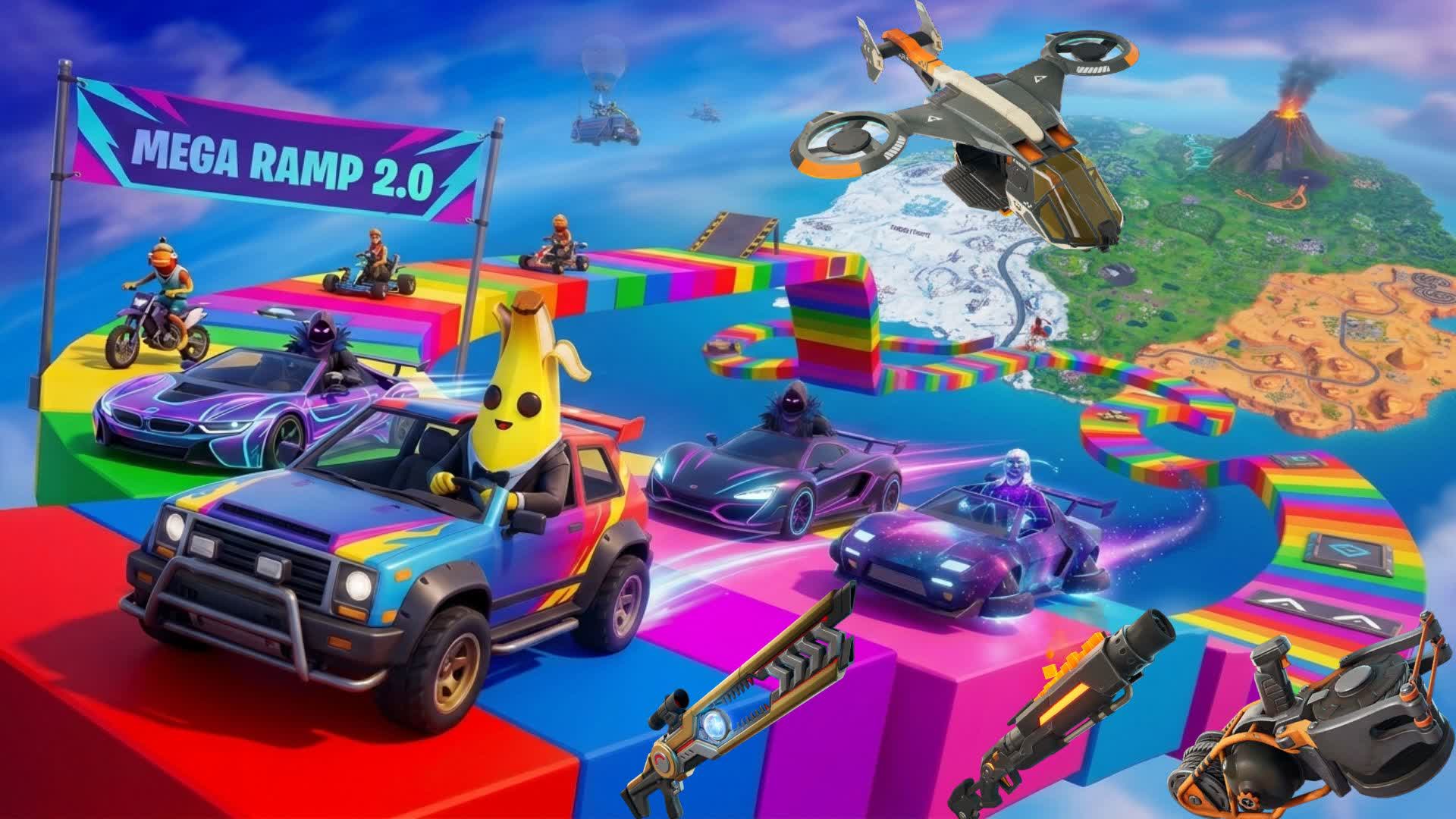 MEGA RAMPA PARA TODOS OS VEÍCULOS 2.0
