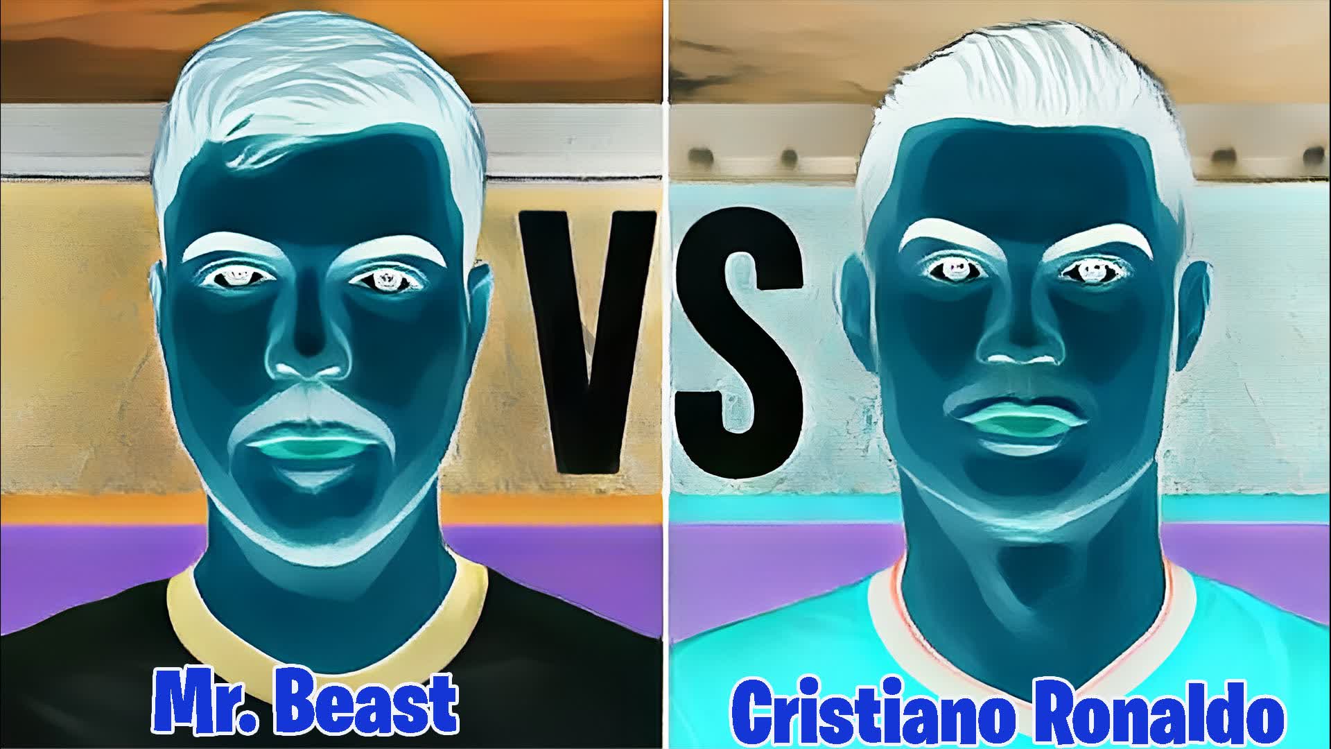 RONALDO vs MR BEAST - YOUTUBER vs PLAYER