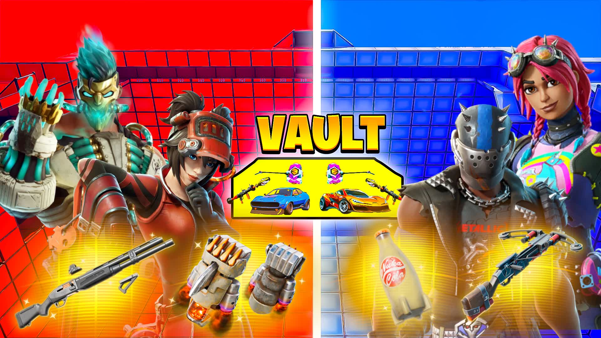 ULTIMATE RED VS BLUE 🔴🔵
