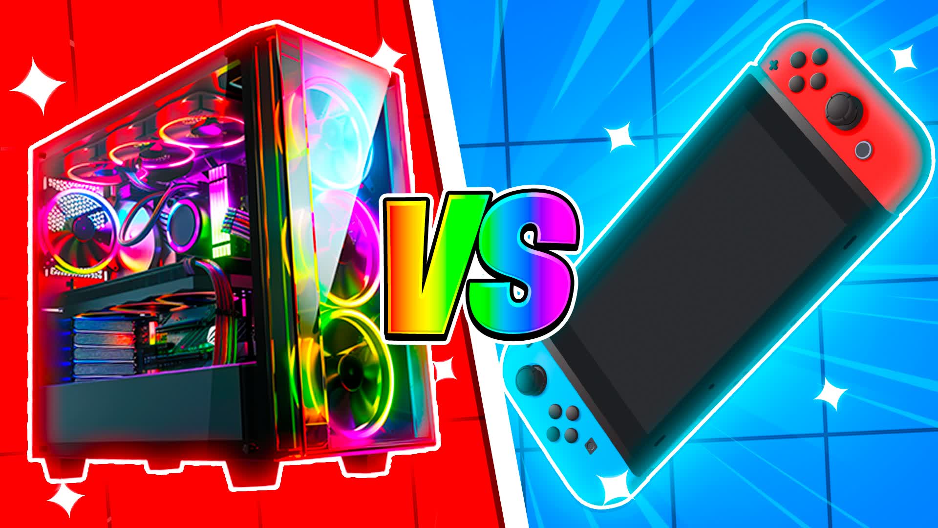 PC VS SWITCH ULTRA RED VS BLUE