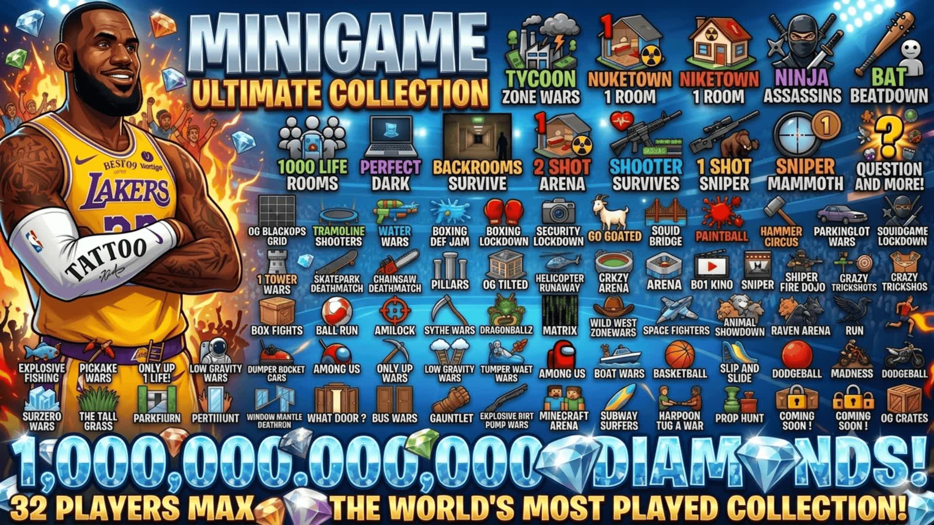 🎯Perfect Lebron Box Fight Minigames🎮