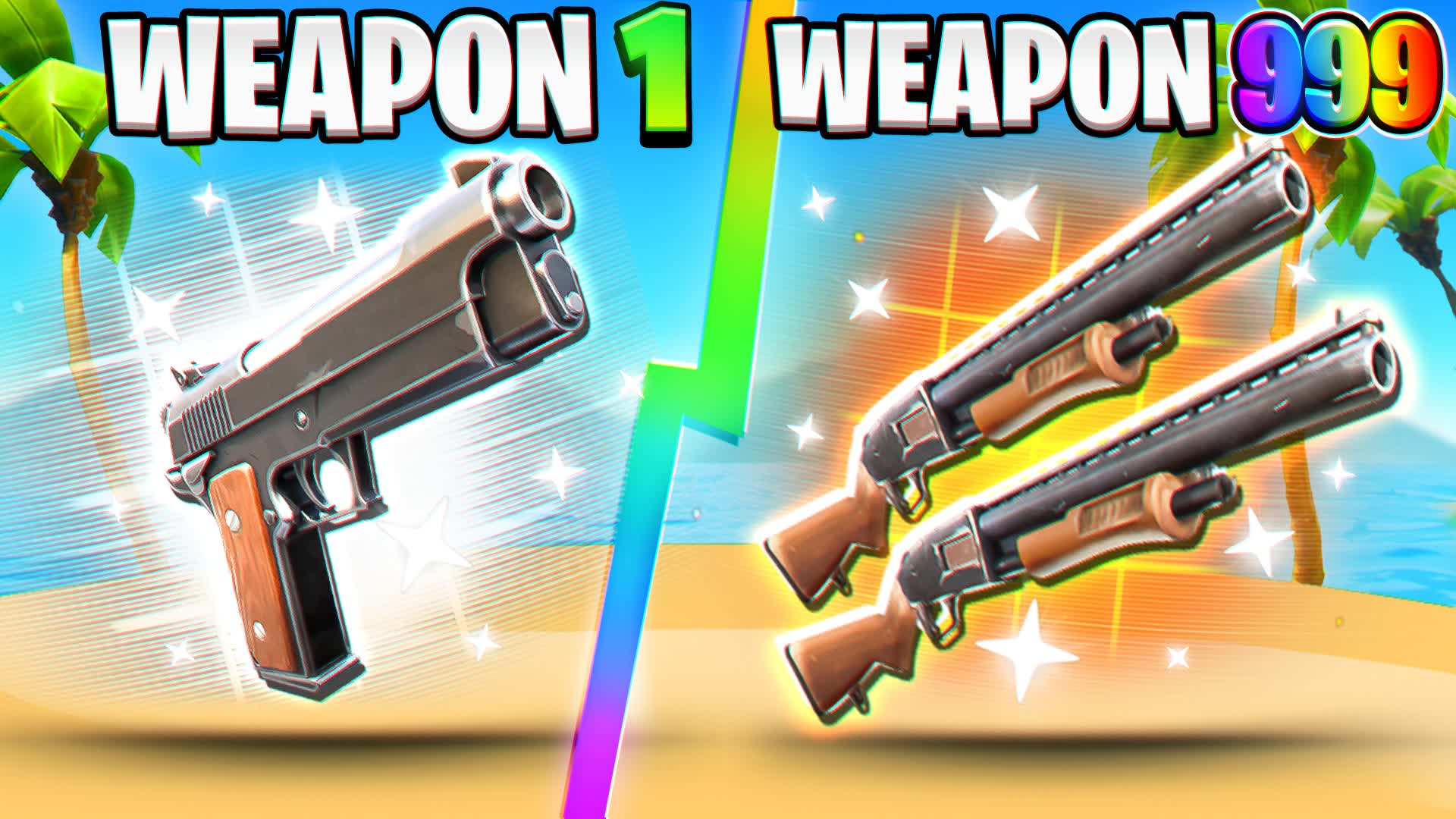 🏆CHAPTER 1 GUN GAME💥ONE SHOT🎯