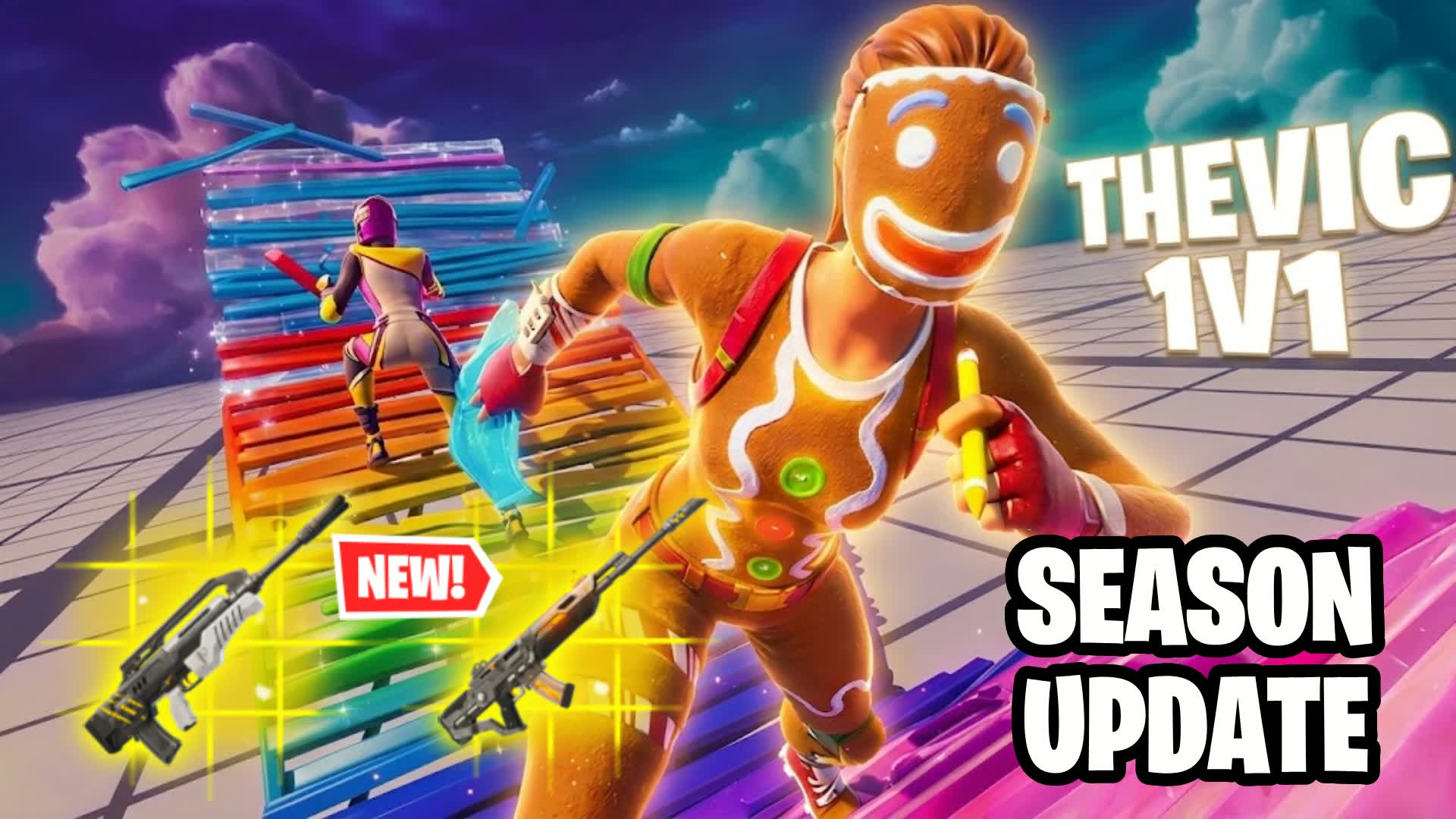 THEVIC 1V1 BUILDFIGHTS (200 PUMPS)
