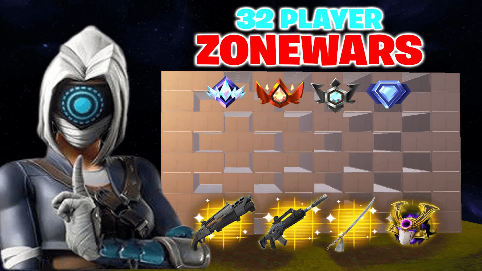 MONEYMAKER ZONE WARS/32 PLAYERS LATEGAME