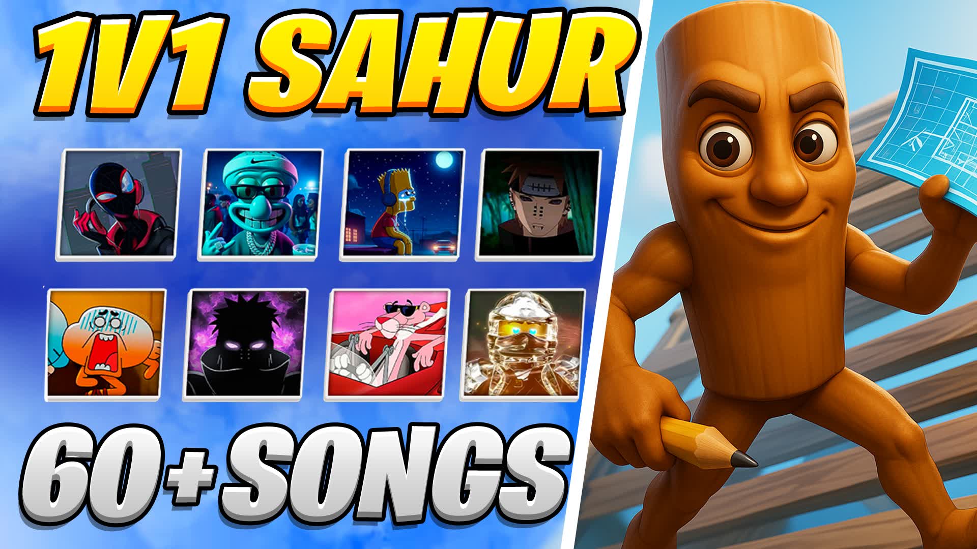 Tung Sahur 1v1🎯 +60 songs🎶