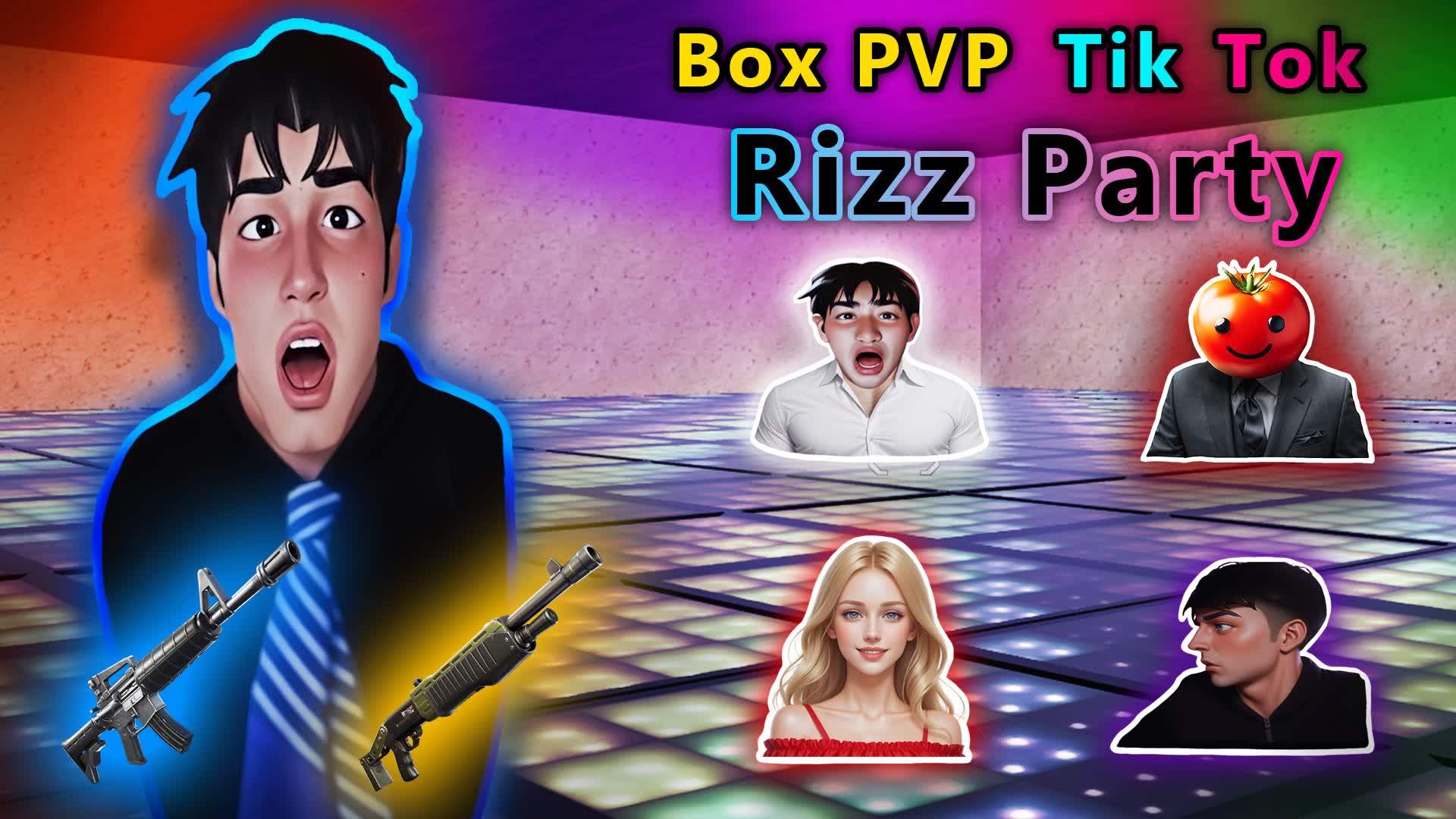 TIKTOK RIZZ PARTY PVP BOXFIGHTS 📦