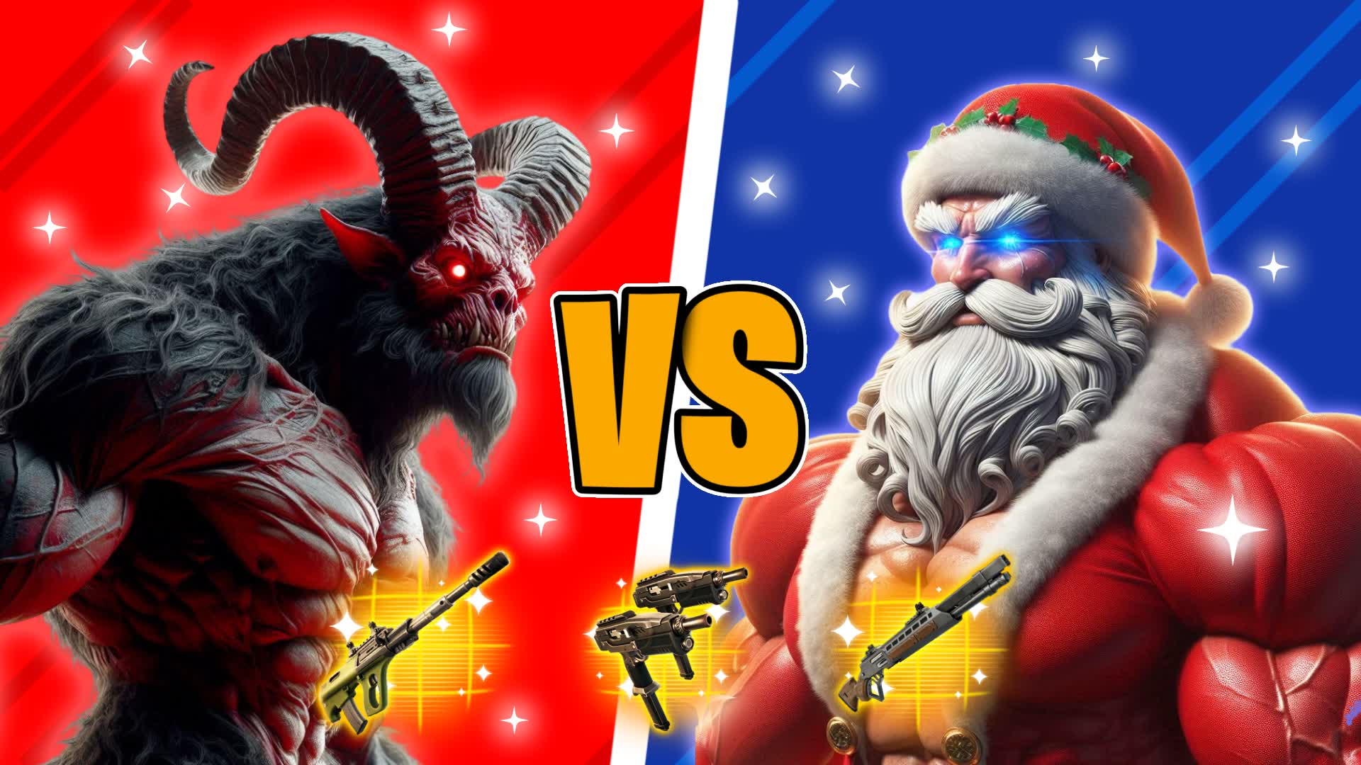 🎅SANTA VS KRAMPUS🐐