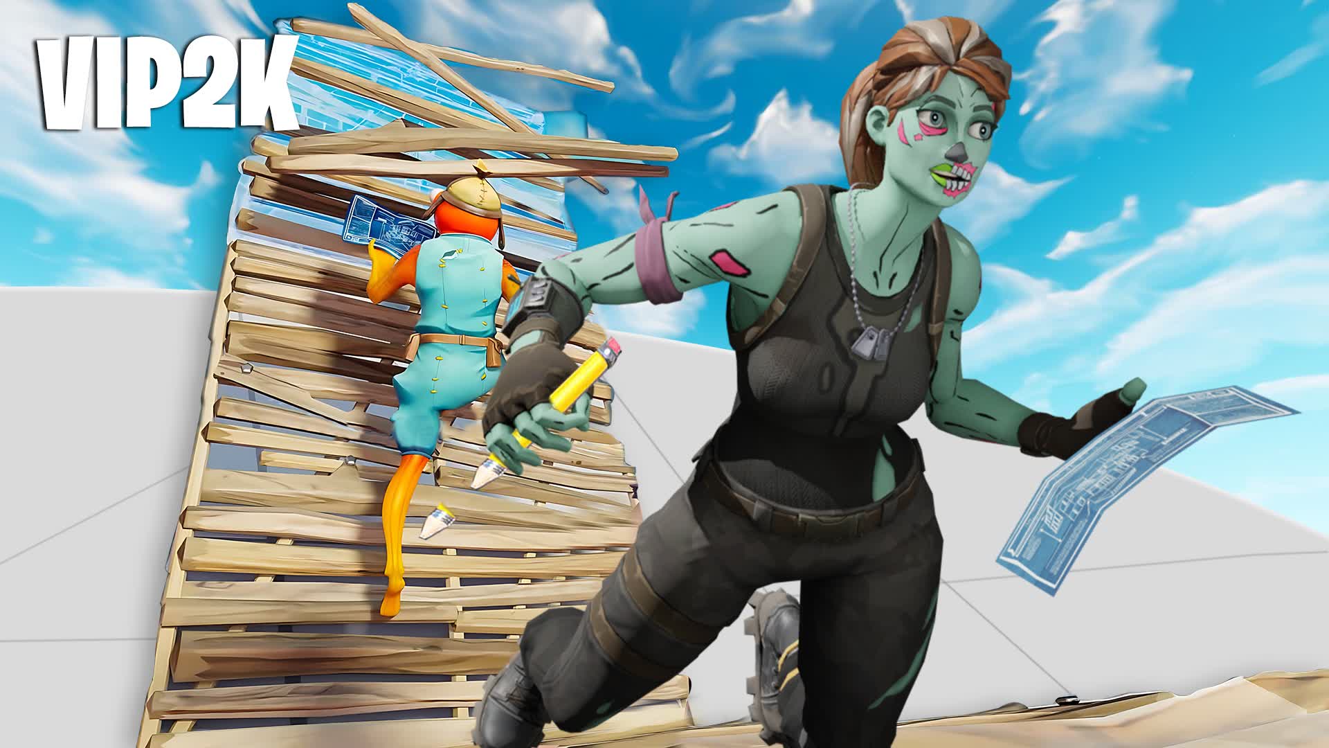 VIP2k 1v1 Build Fight Best Player Win