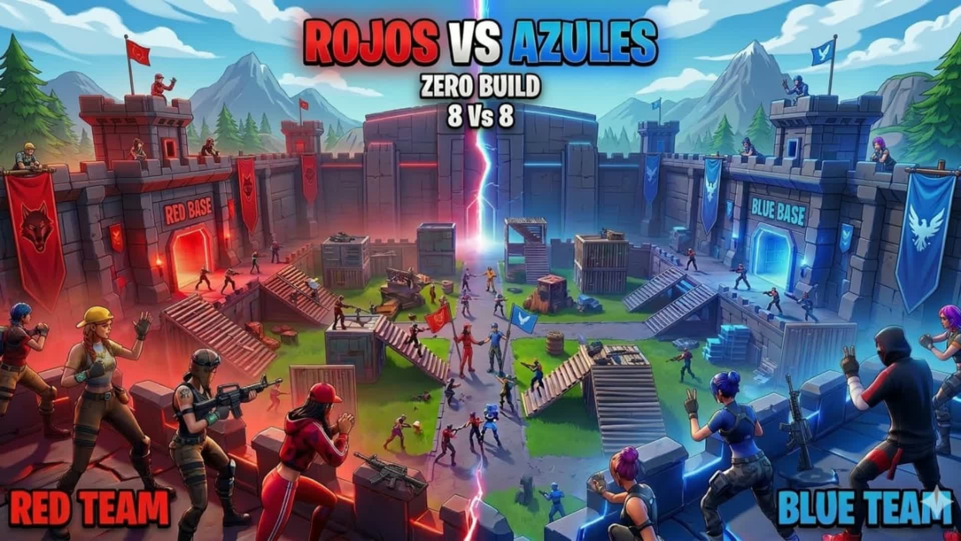 Rojos Vs Azules - Zero Build