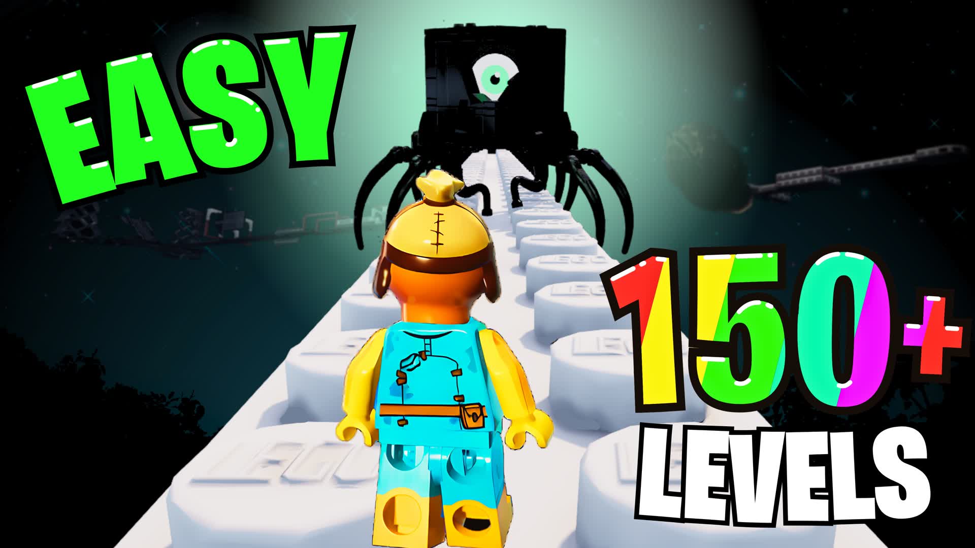 🌈NIGHTMARE OBBY PARKOUR - BRICK150+🌈